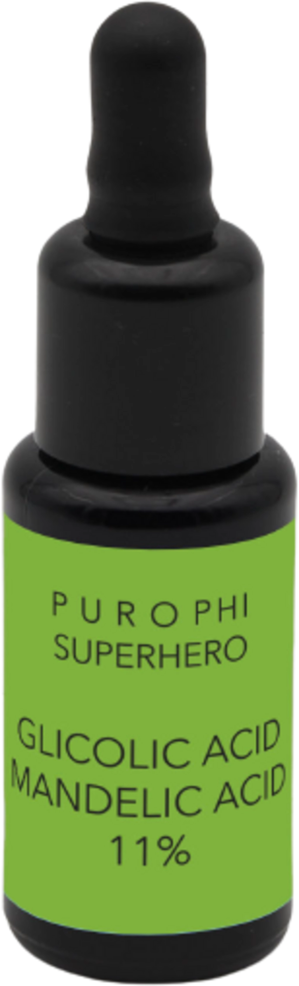 PUROPHI Superhero Glycolic Acid + Mandelic Acid 11% - 15 ml