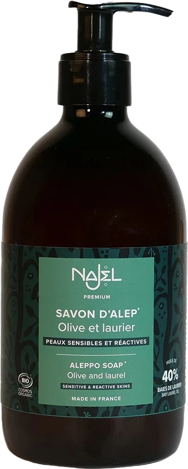 Najel Flüssige Aleppo-Seife 40% Lorbeeröl - 500 ml