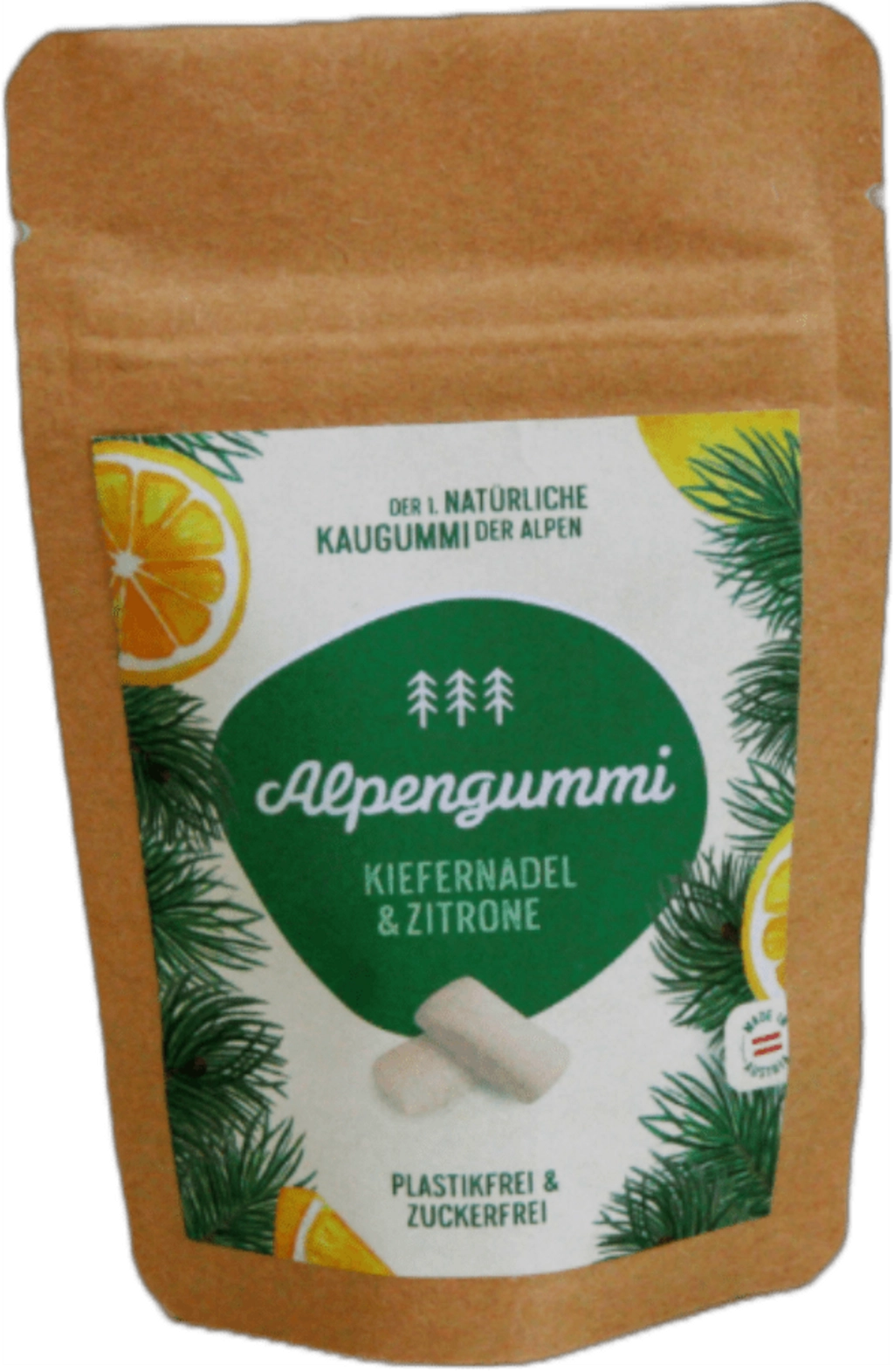 Alpengummi Kaugummi Kiefernadel-Zitrone - 12 g