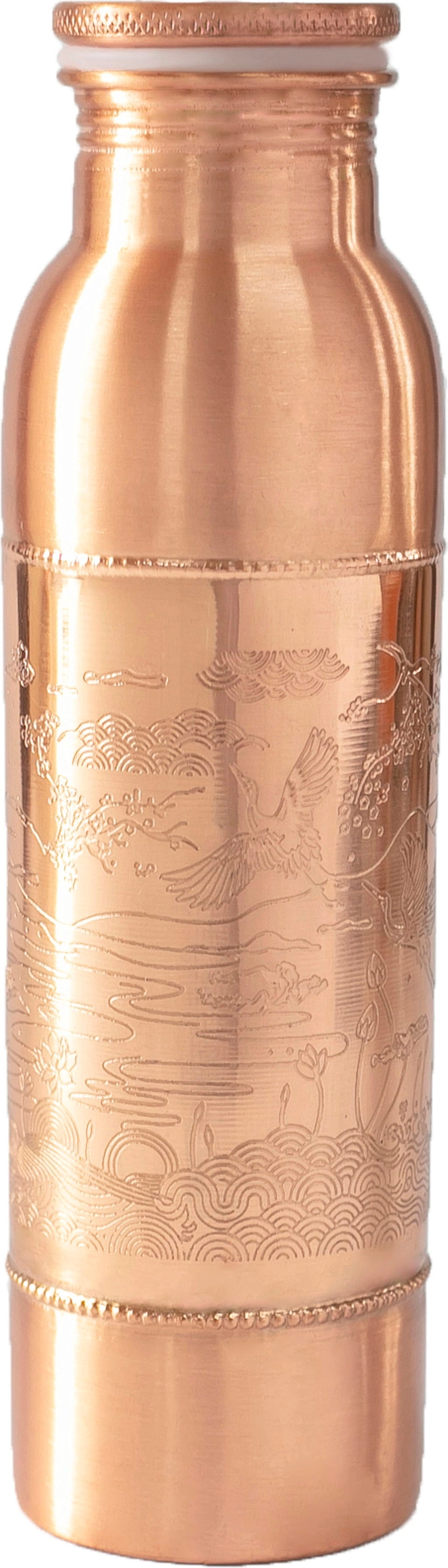FORREST & LOVE Gravierte Kupferflasche - Paradies