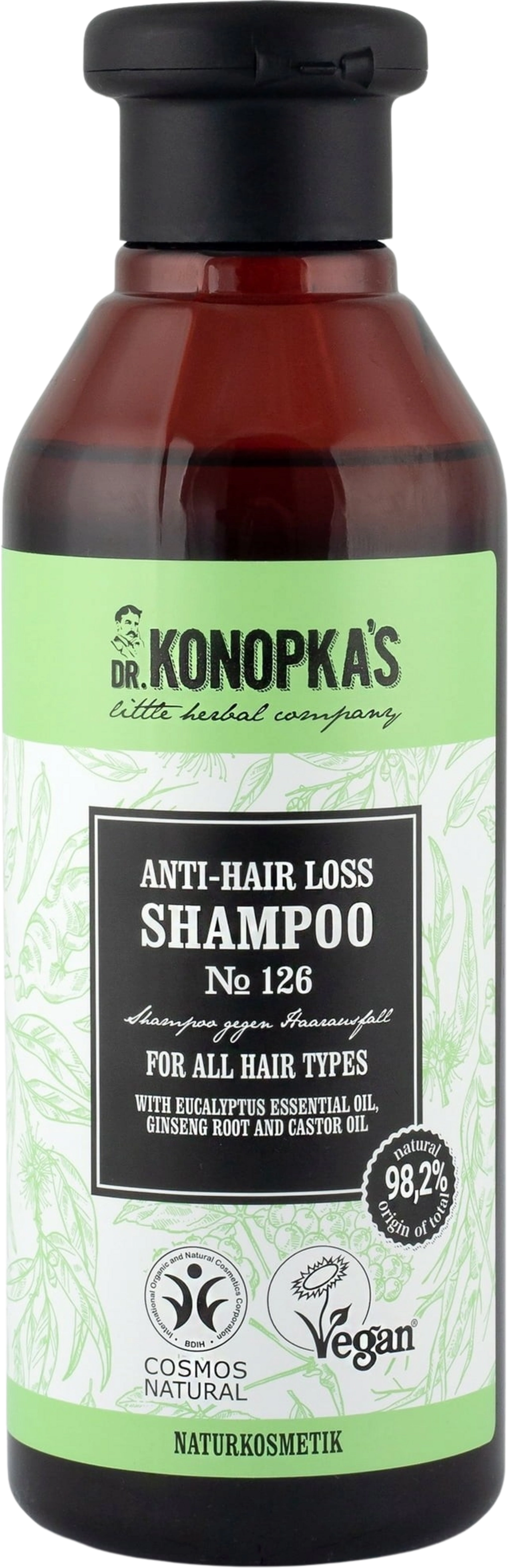 Dr. KONOPKA'S Anti-Hair-Loss Shampoo Nº126 - 280 ml