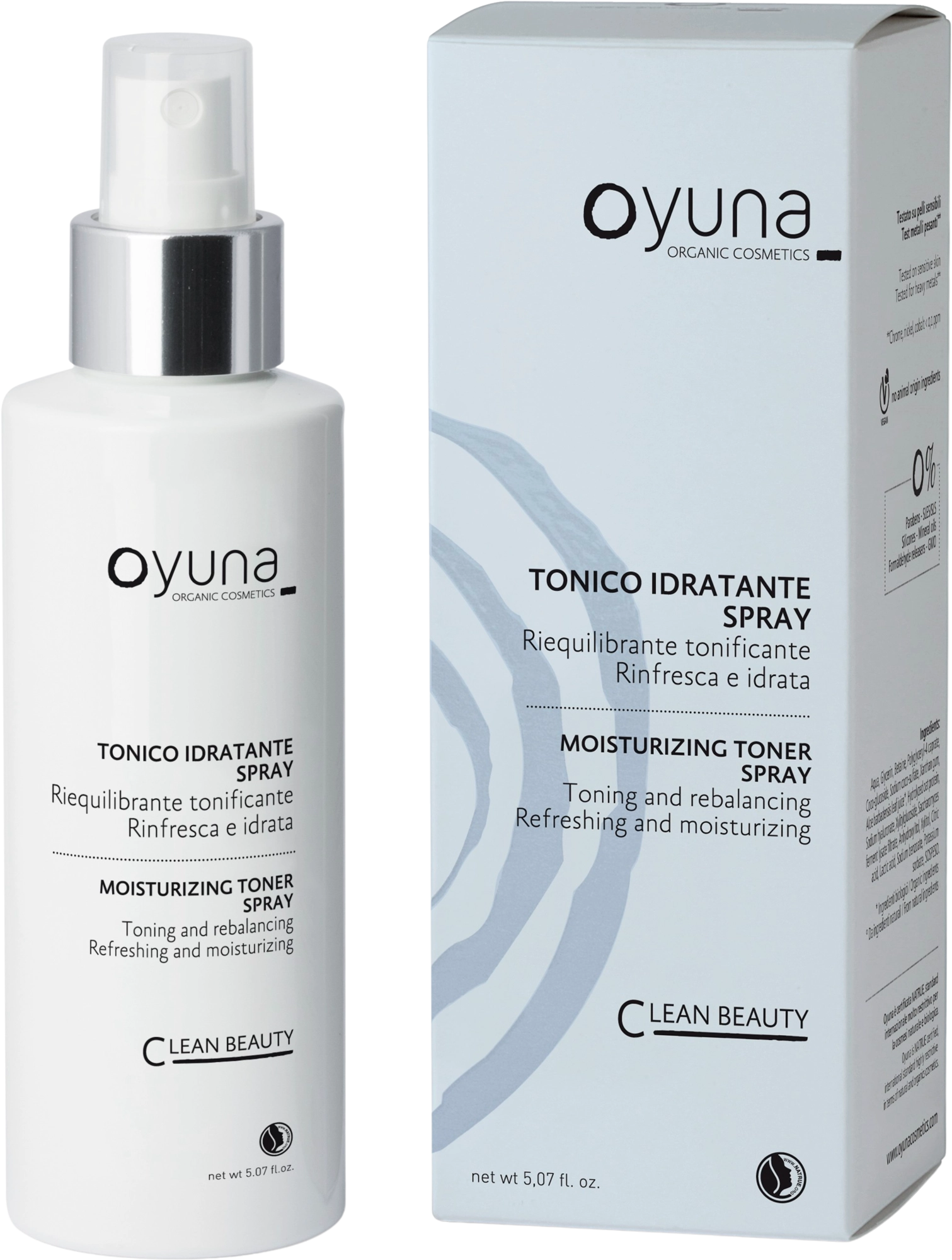 Oyuna Clean Beauty Hydratisierendes Tonic - 150 ml