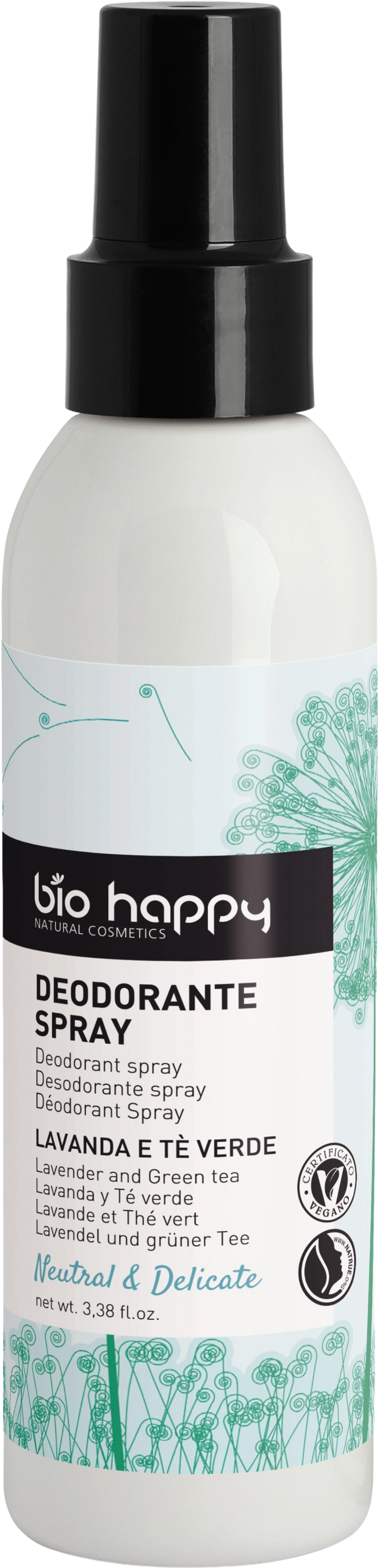 Bio Happy Neutral & Delicate Deodorant Spray Lavender & Green Tea - 100 ml