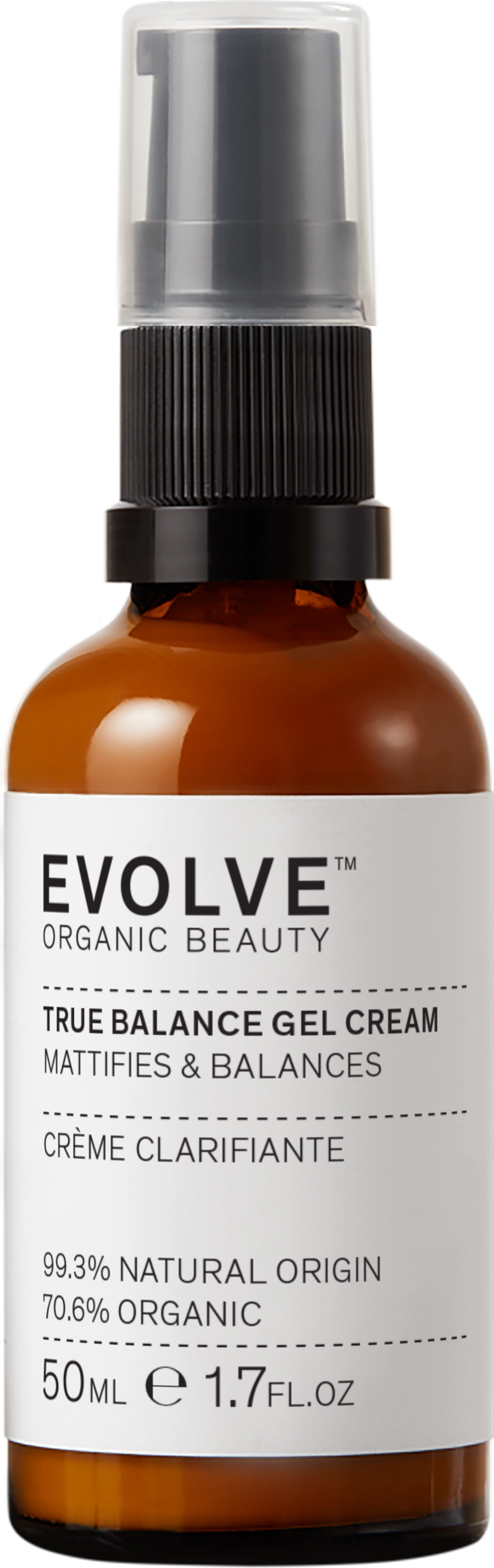 Evolve Organic Beauty True Balance Gel Cream - 50 ml