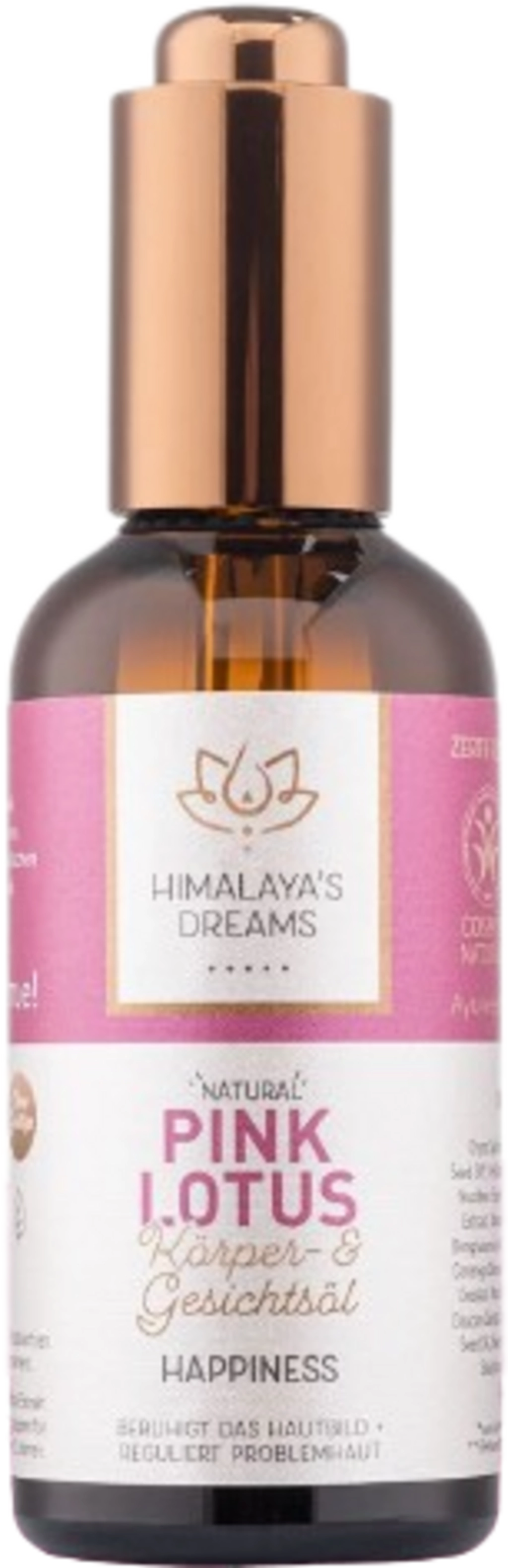Himalaya's Dreams Pink Lotus Körper- & Gesichtsöl HAPPINESS - 100 ml
