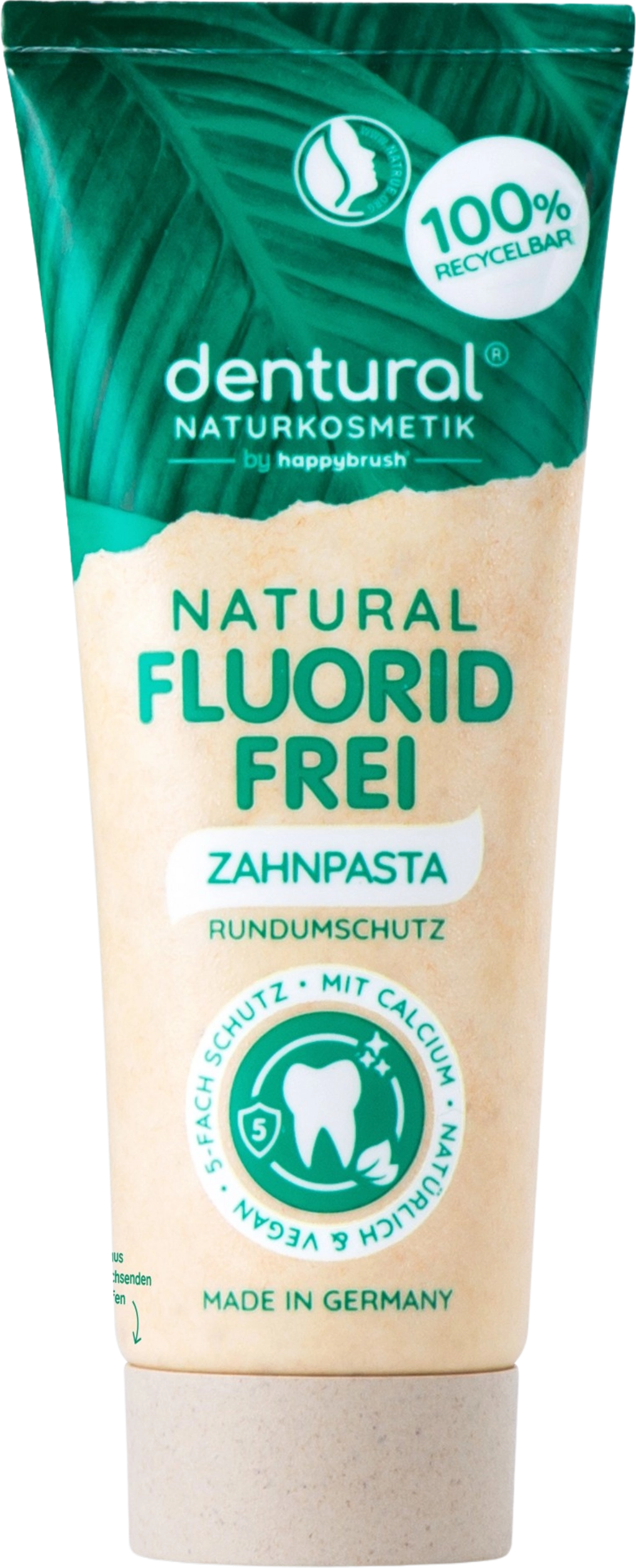 happybrush dentural® Zahnpasta - 75 ml