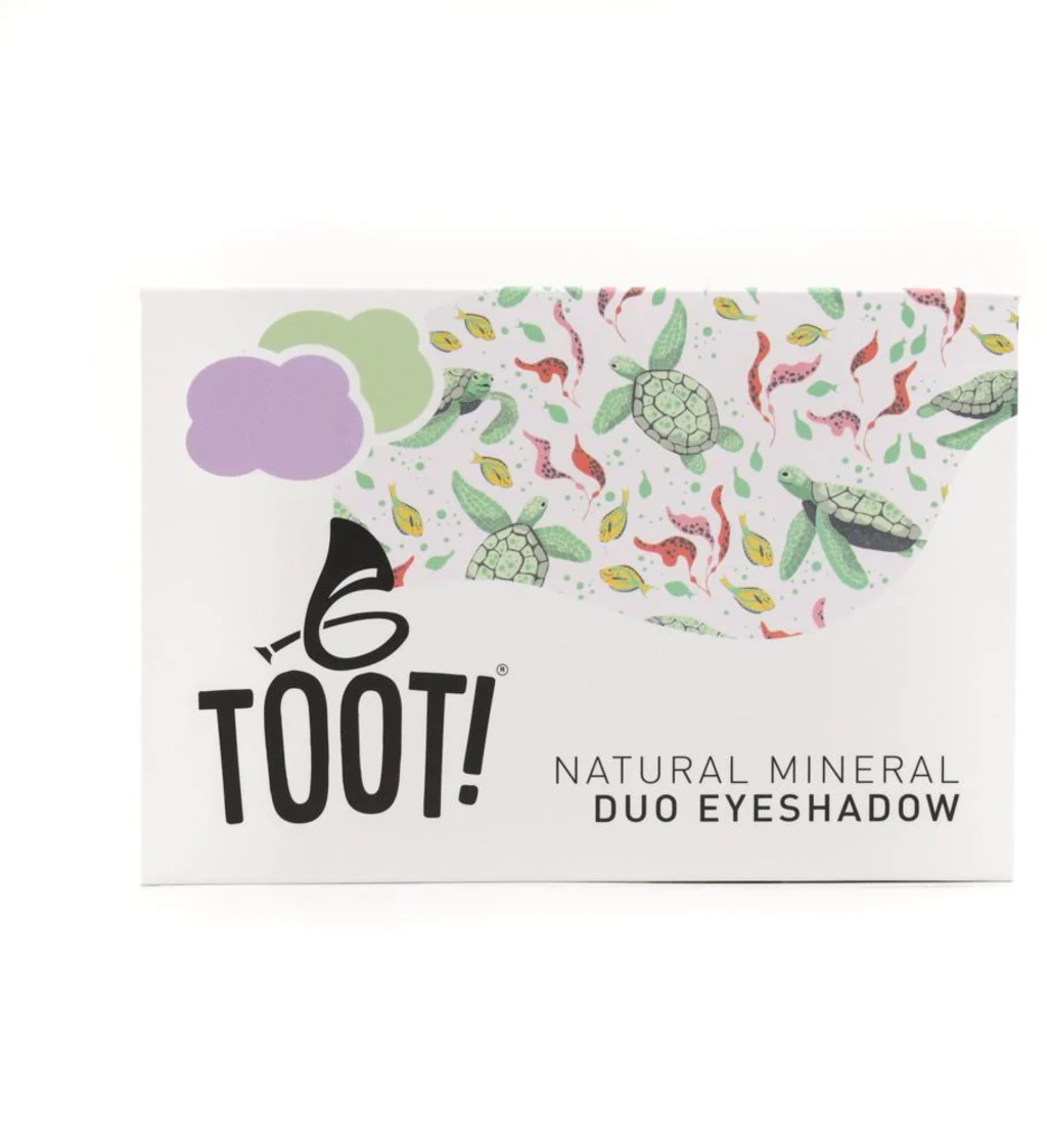 TOOT! Natural Mineral Duo Eyeshadow - Karma Chameleon & Totally Turtle