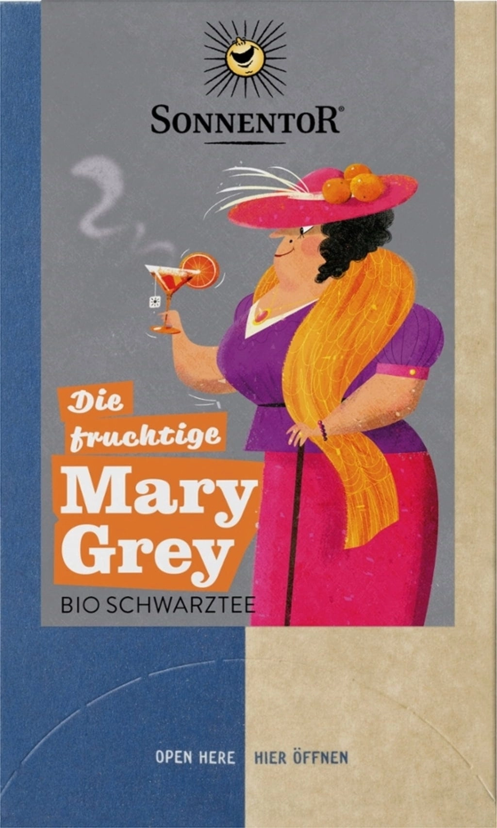 Sonnentor Die fruchtige Mary Grey Tee Bio - 18 Doppelkammerbeutel
