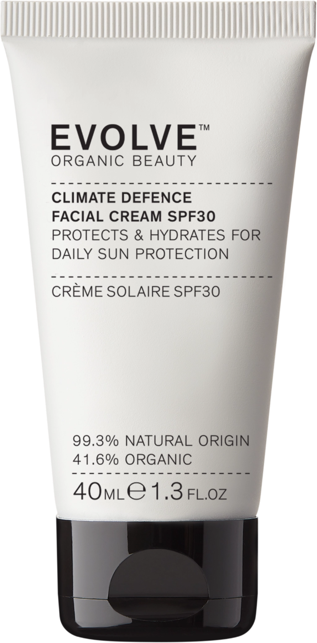 Evolve Organic Beauty Climate Defence Cream SPF30 - 40 ml