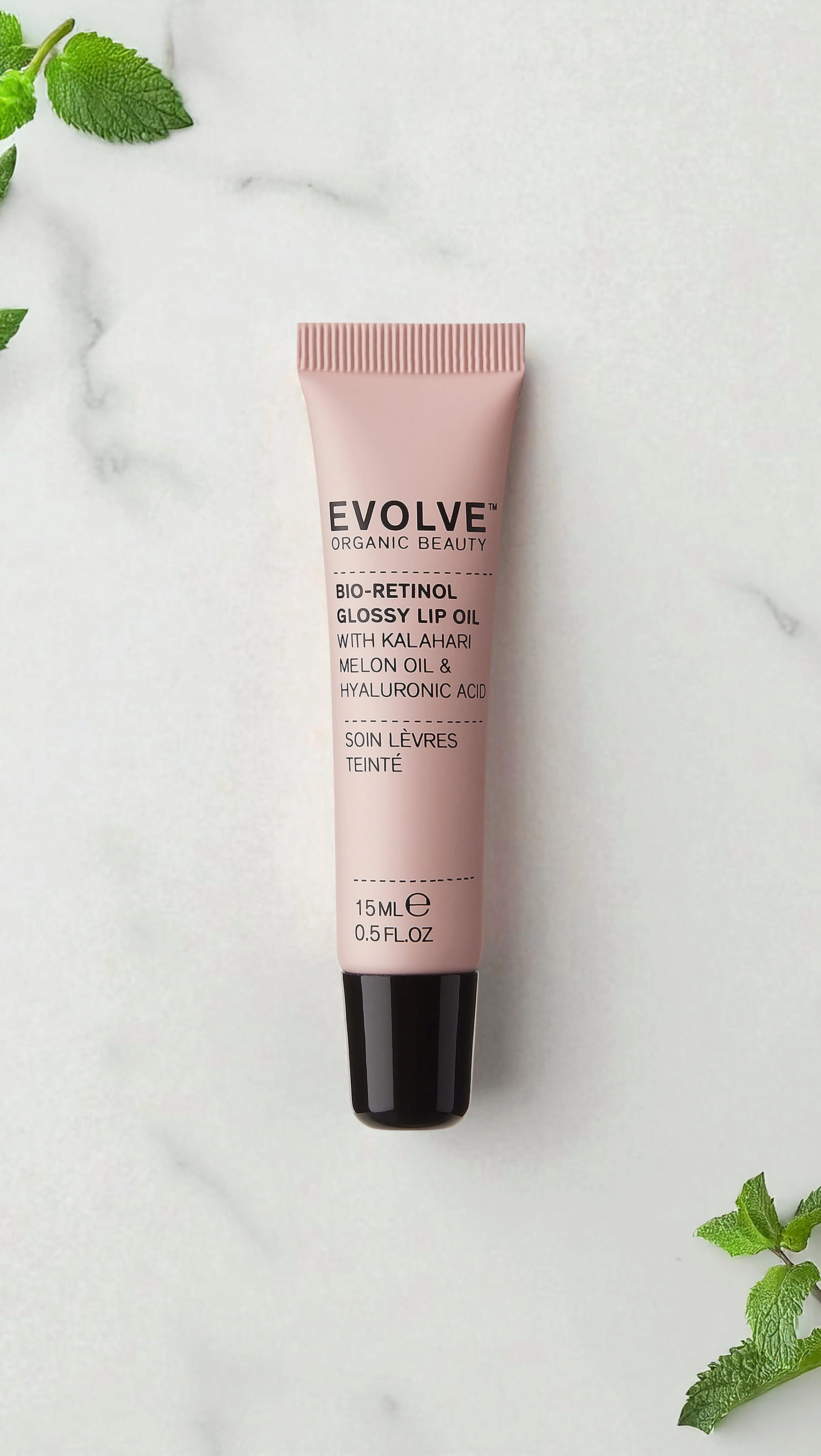 Evolve Organic Beauty Bio-Retinol Glossy Lip Oil - 15 ml