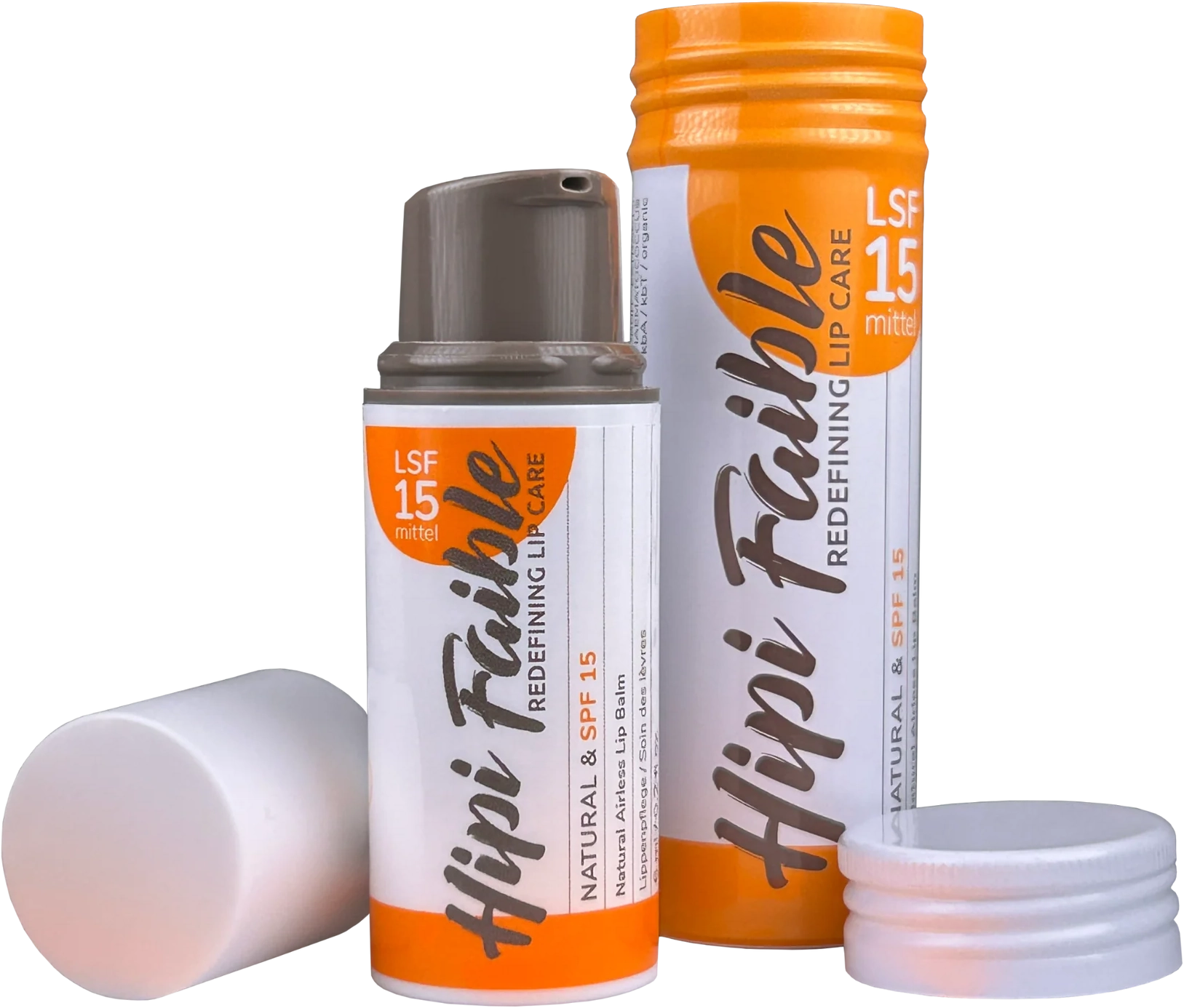 Hipi Faible Natural Lip Balm SPF 15 - 6 ml