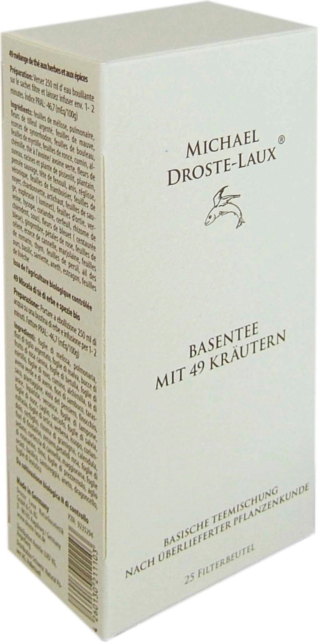 MICHAEL DROSTE-LAUX Bio-Basentee mit 49 Kräutern - Filterbeutel