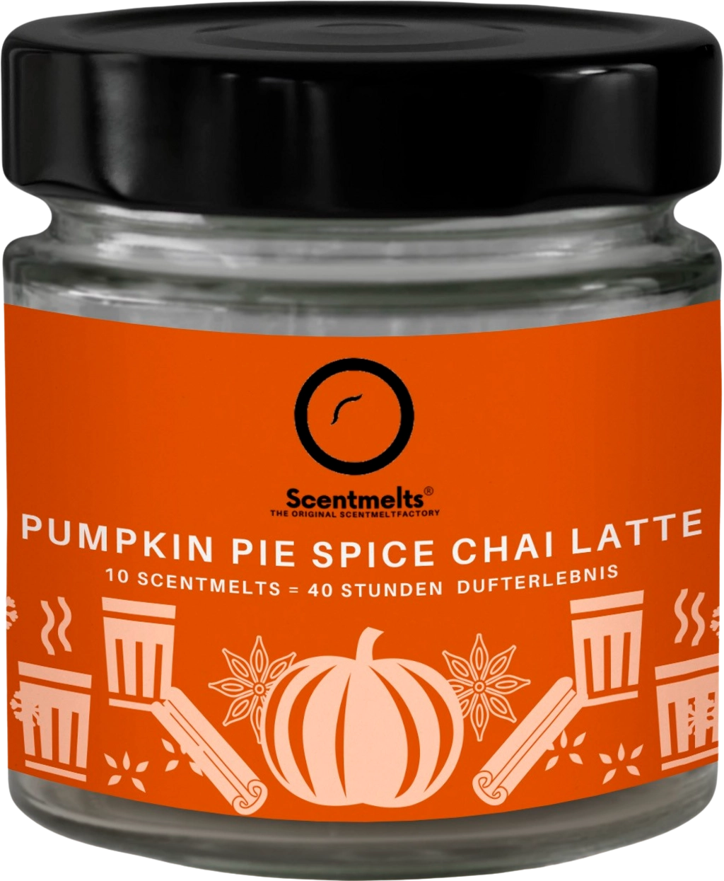 Scentmelts Duftwachs "Pumpkin Pie Spice Chai Latte" - 10 Stück