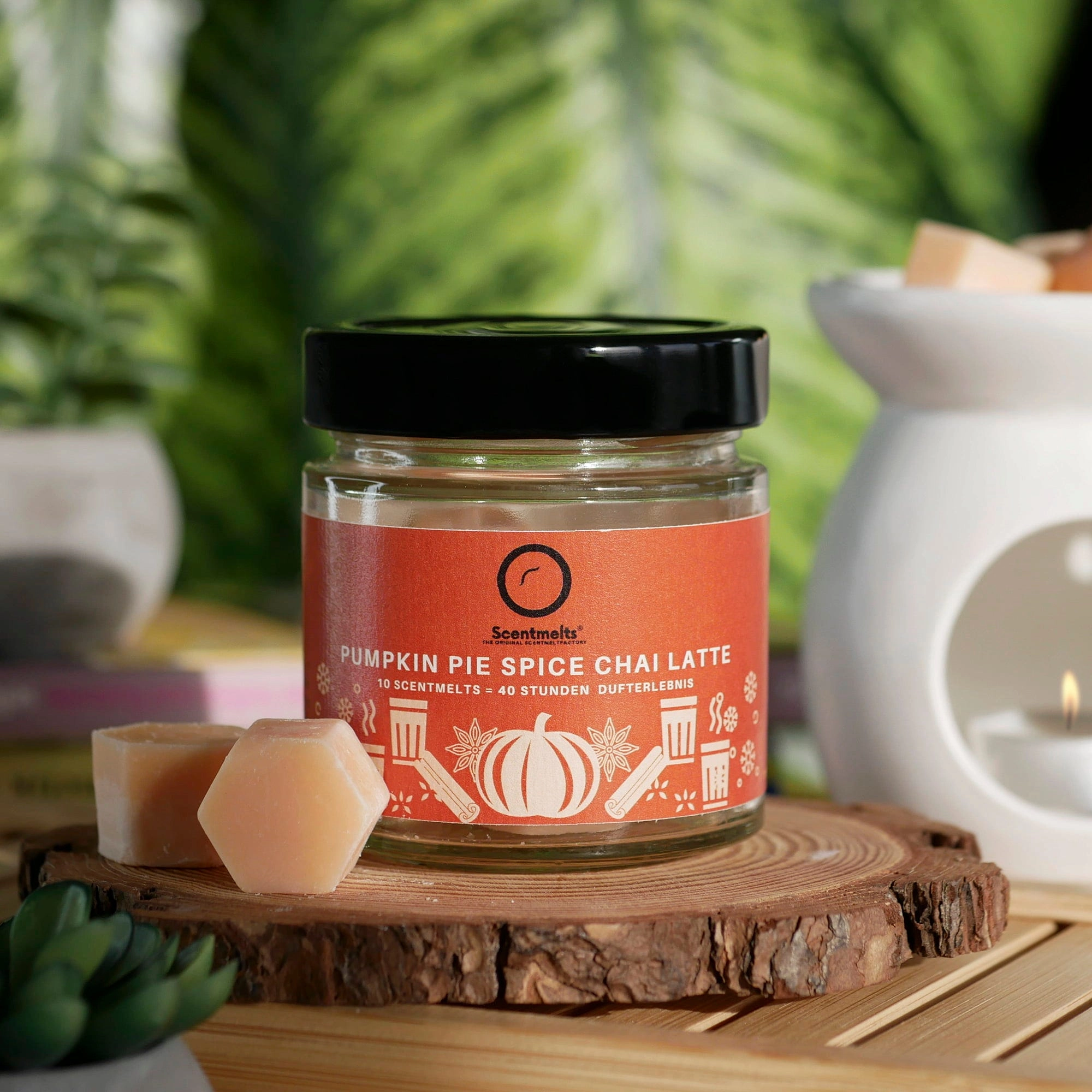 Scentmelts Duftwachs "Pumpkin Pie Spice Chai Latte" - 10 Stück