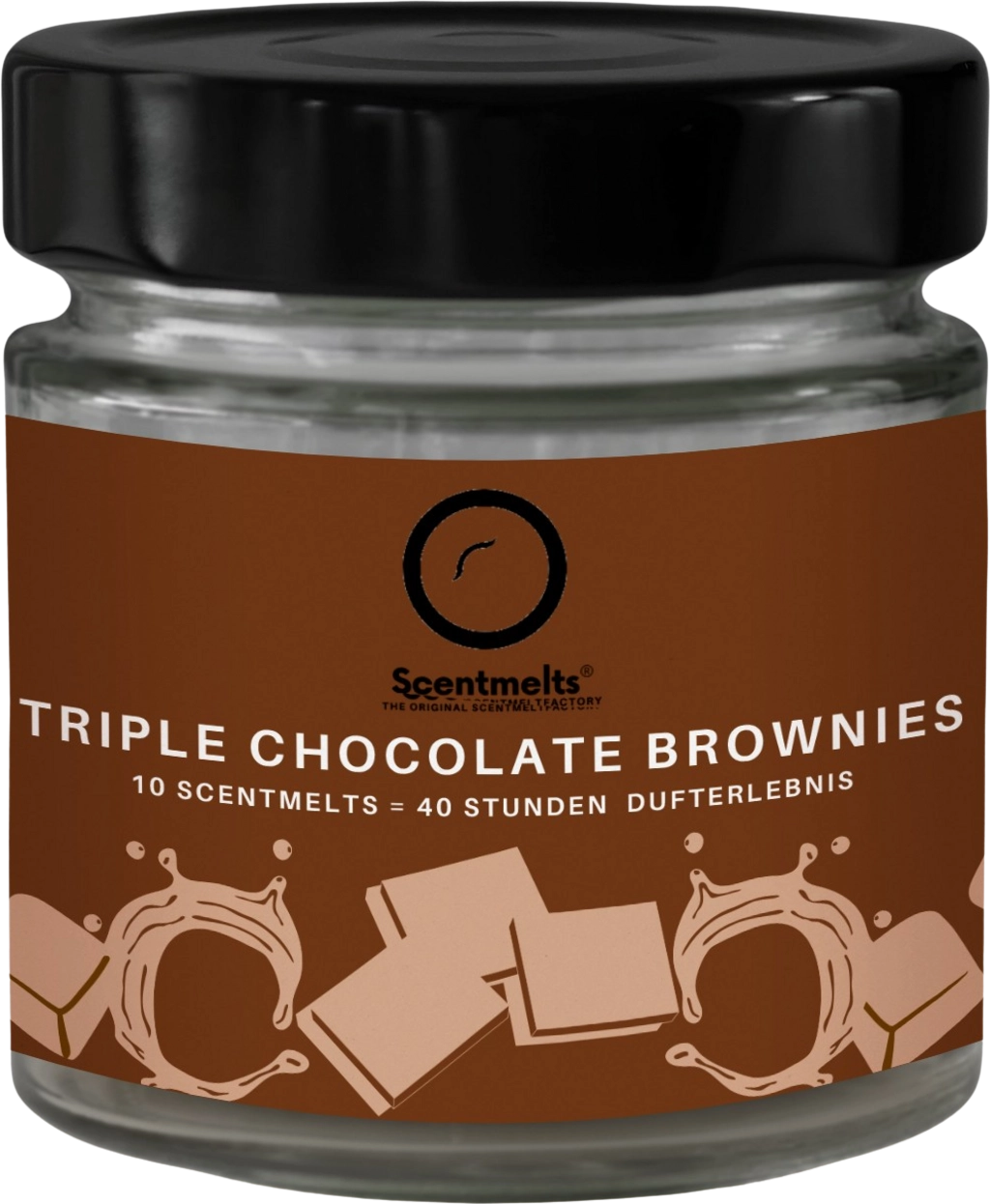 Scentmelts Duftwachs "Triple Chocolate Brownies" - 10 Stück
