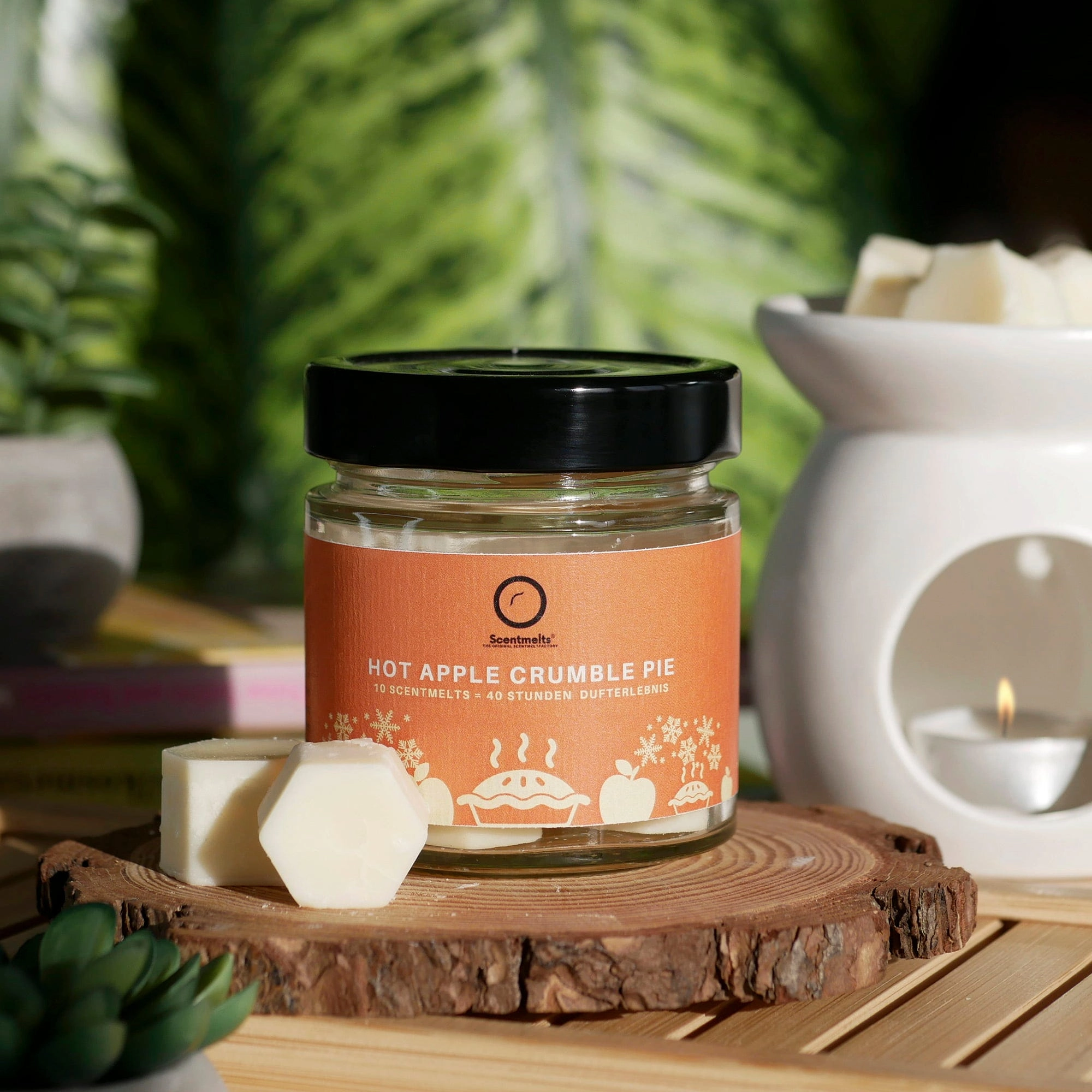 Scentmelts Duftwachs "Hot Apple Crumble Pie" - 10 Stück