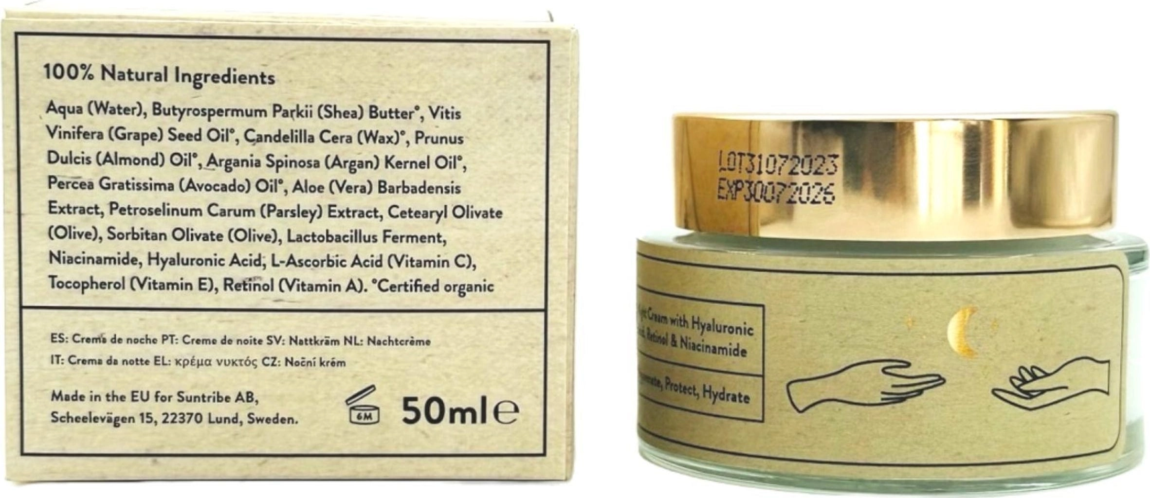 Suntribe Advanced Natural Night Cream Rejuvenate & Protect - 50 ml