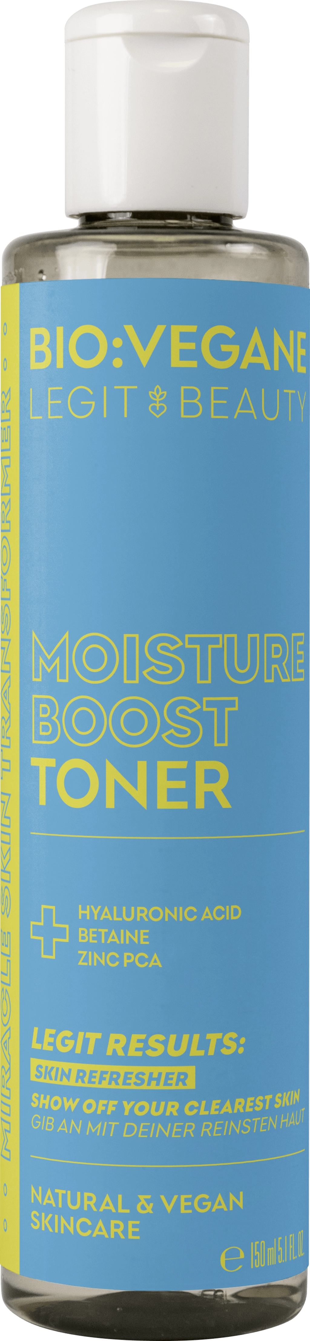 BIO:VÉGANE Legit Beauty Moisture Boost Toner - 150 ml