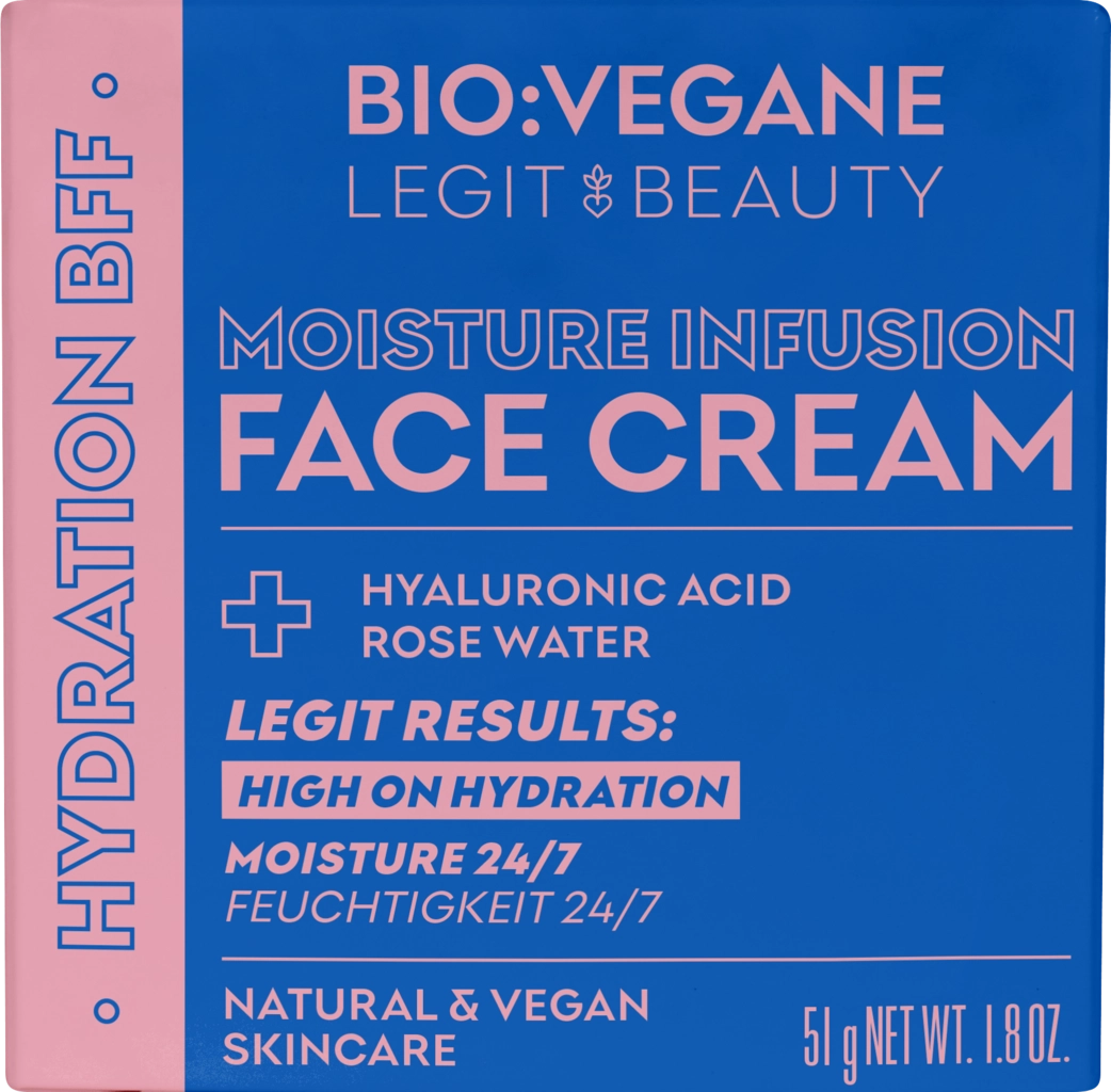 BIO:VÉGANE Legit Beauty Moisture Infusion Face Cream - 50 ml