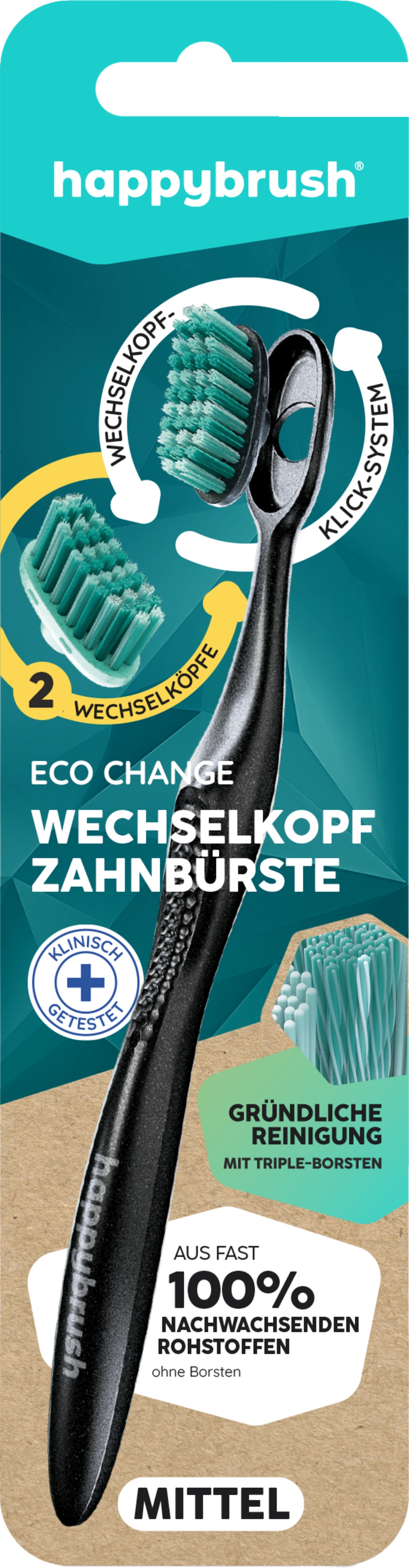 happybrush Eco Change Zahnbürste - 1 Stk
