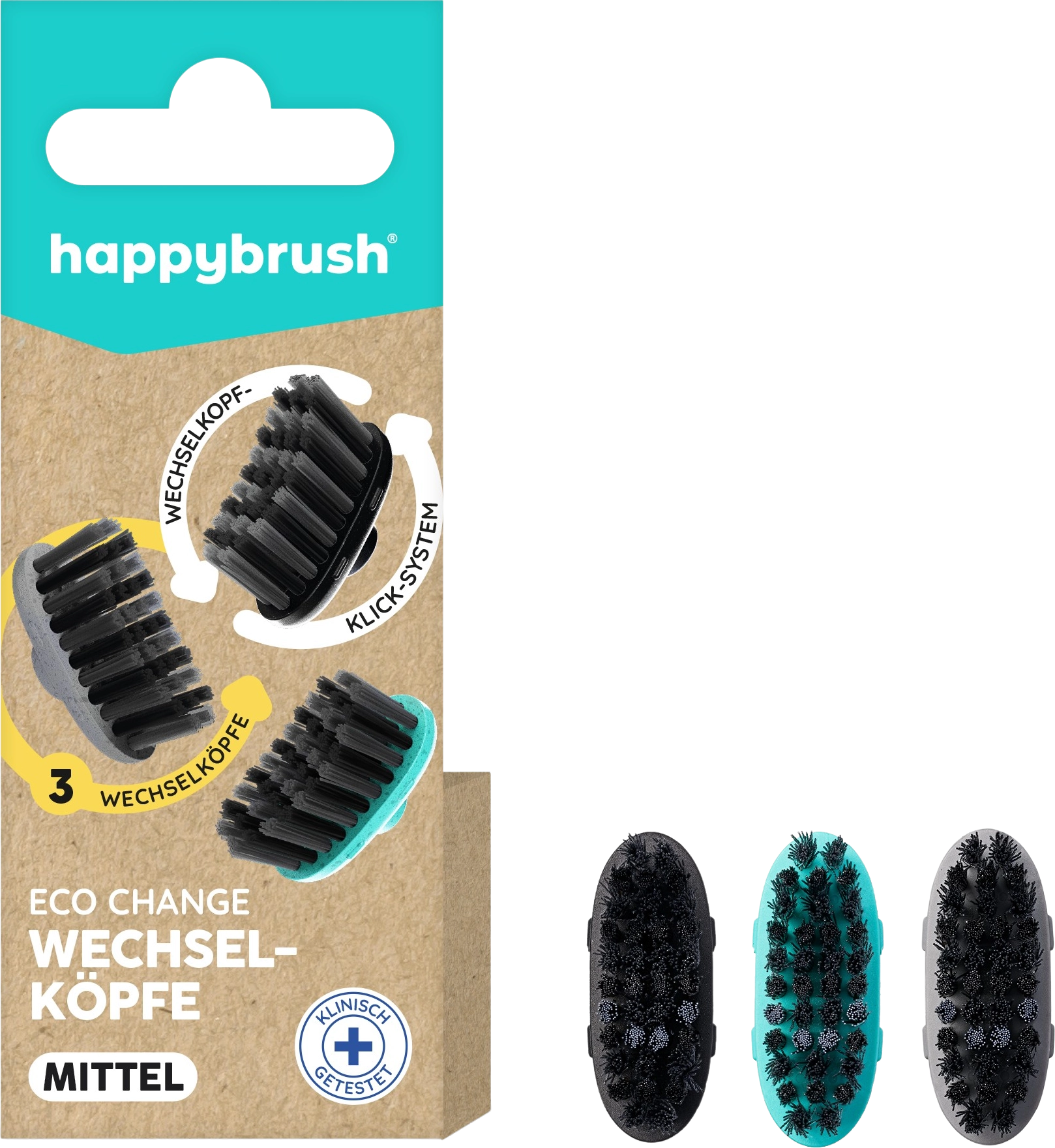happybrush Eco Change Wechselköpfe - 1 Pkg