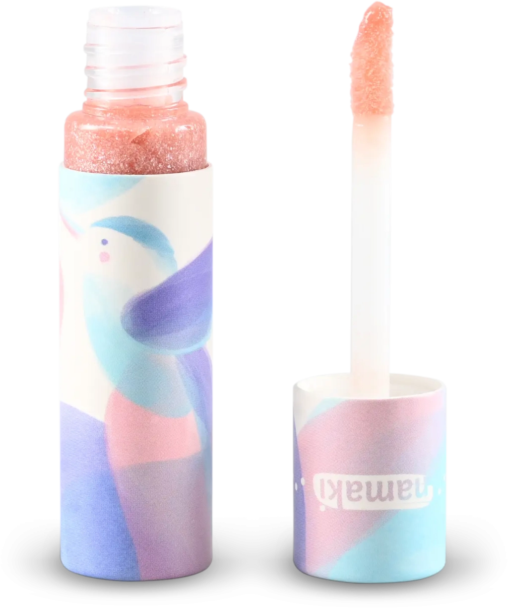 namaki Lip Gloss - Pink glitter