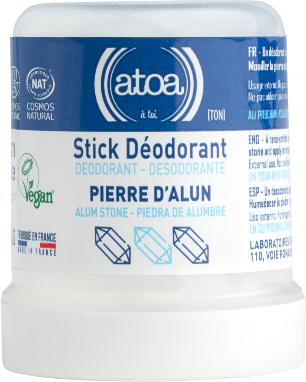atoa Alum Stone Stick Deodorant - 100 g