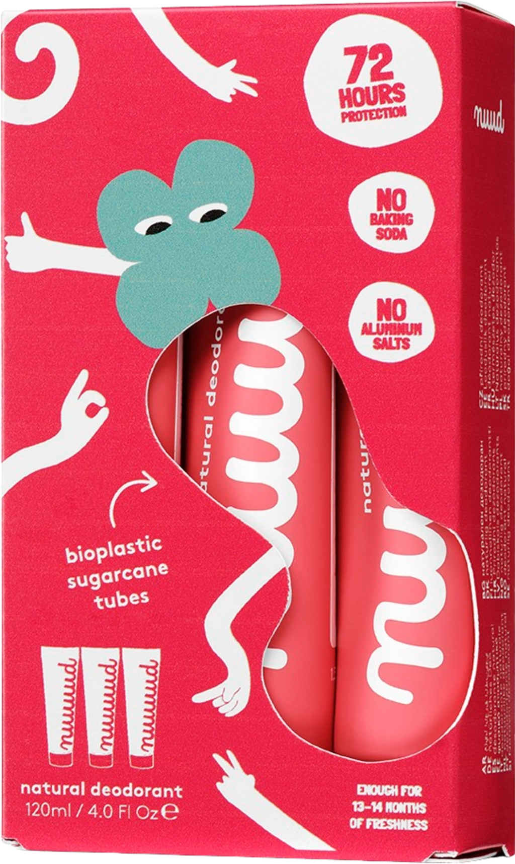 nuud xXL Pack - 3 x 40 ml
