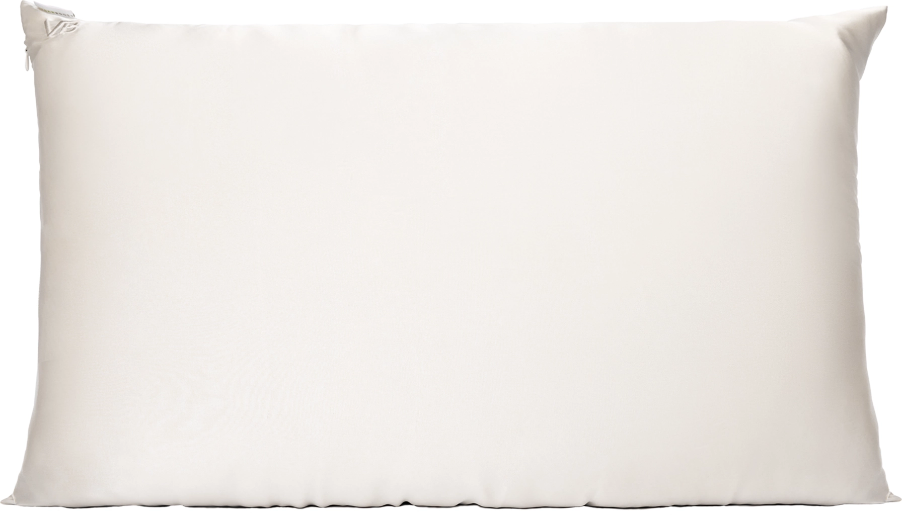 Veganboost Satin Kissenbezug 66 x 48 cm - Moonlight White