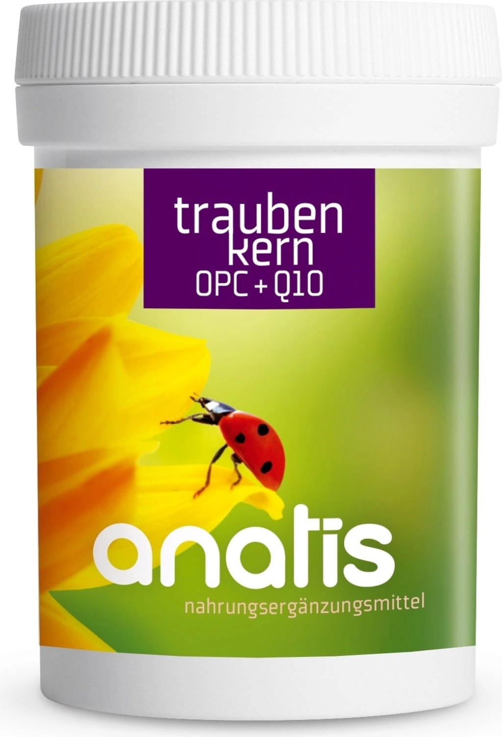 anatis Traubenkernextrakt (OPC) + Coenzym Q10 - 90 Kapseln