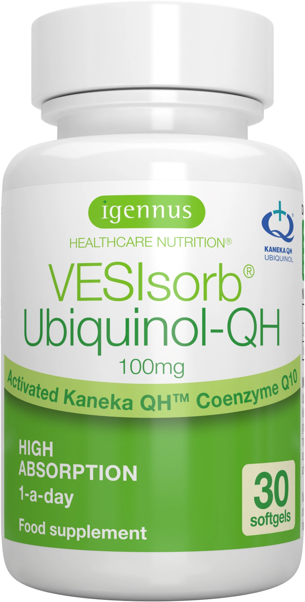 igennus VESIsorb® Ubiquinol-QH - 30 Softgels