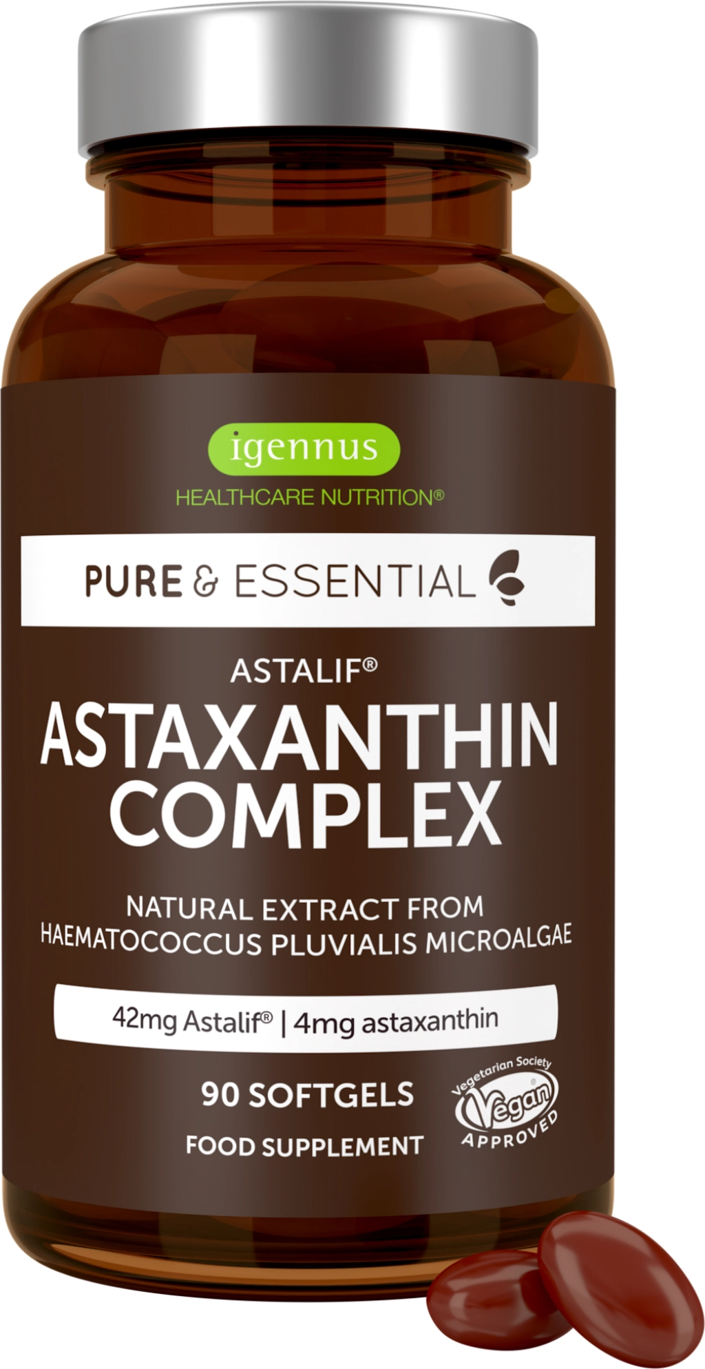 igennus Pure & Essential Astaxanthin Complex - 90 Softgels