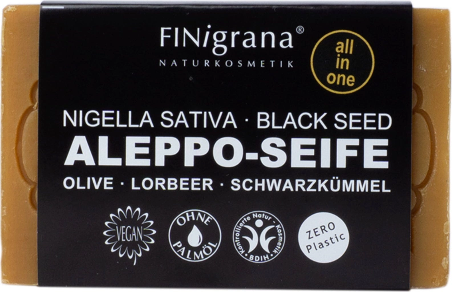 FINigrana® Aleppo Seife Schwarzkümmel - 100 g