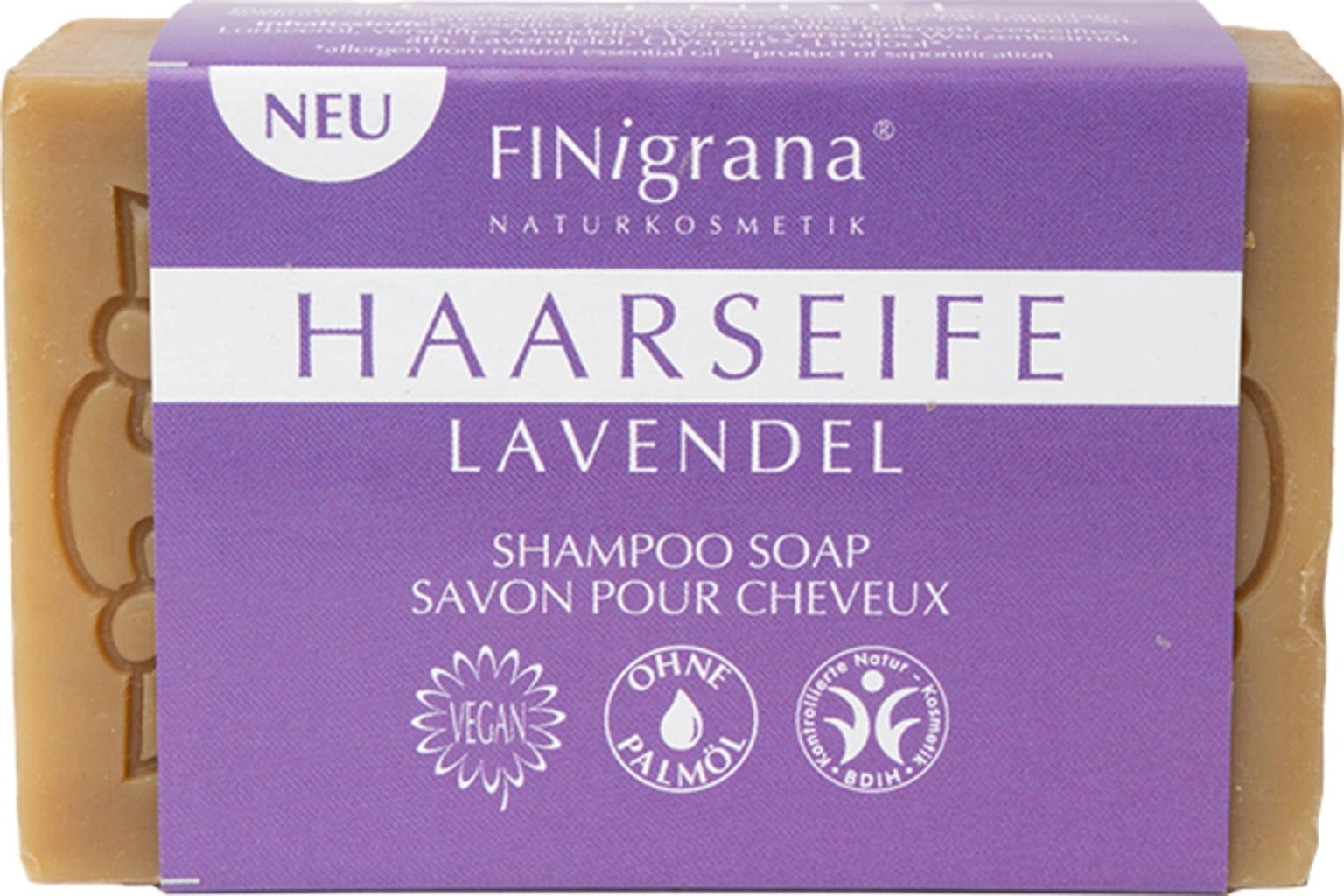FINigrana® Aleppo Haarseife Lavendel - 100 g