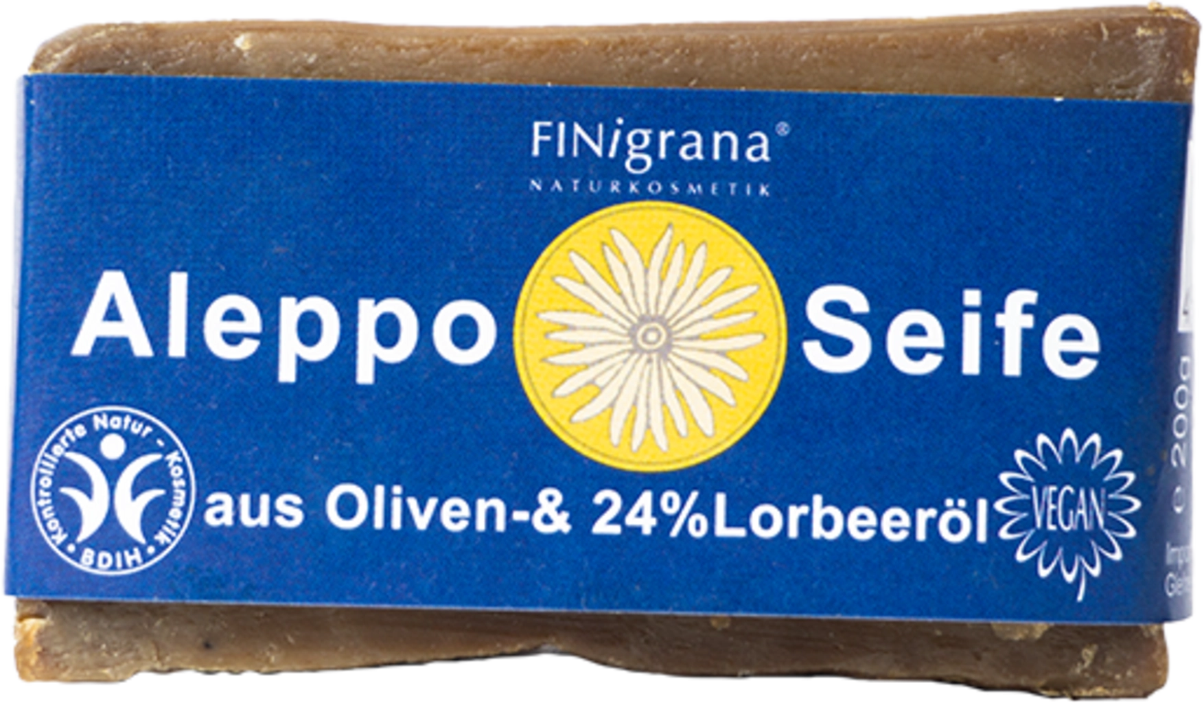 FINigrana® Alepposeife mit 24 % Lorbeeröl - 200 g
