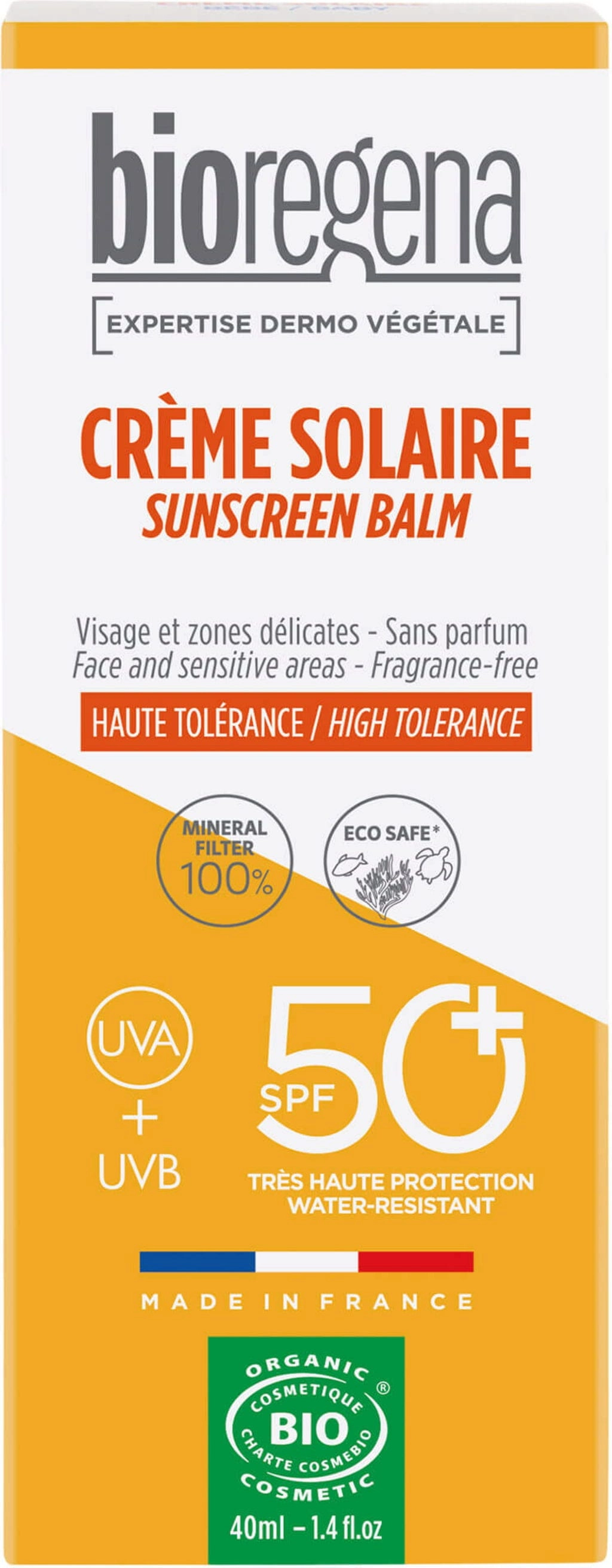 Bioregena Sonnenschutz Creme Gesicht LSF 50+ - 40 ml