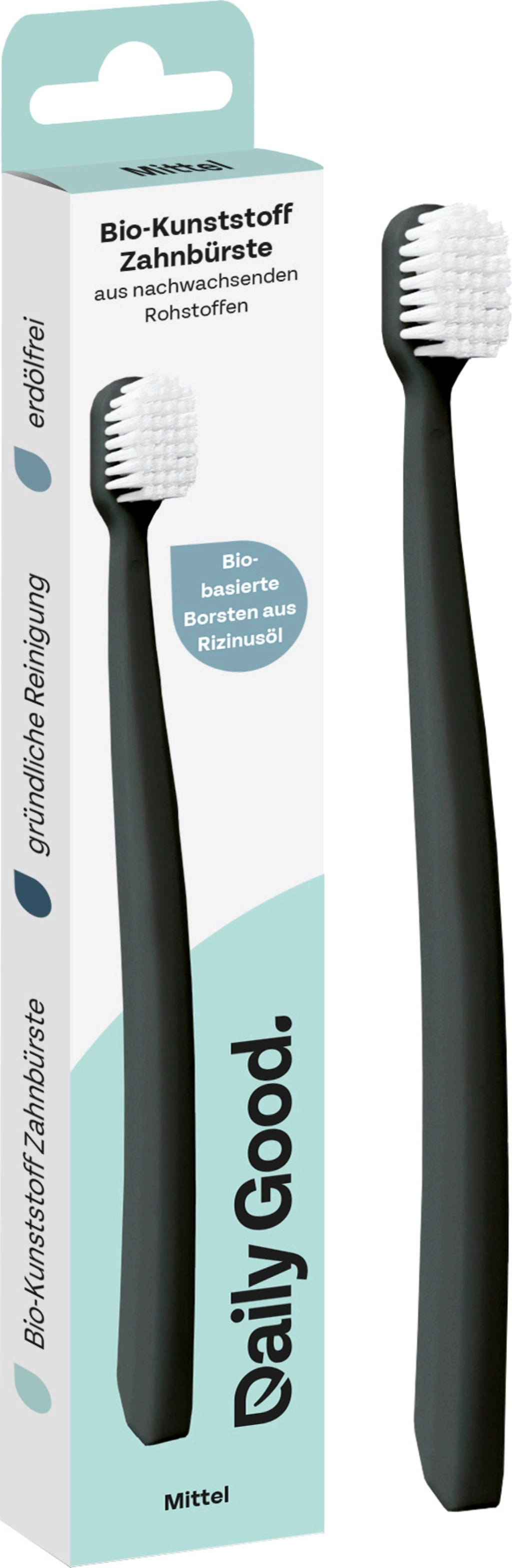 Daily Good Bio-Kunststoff Zahnbürste - Mittel
