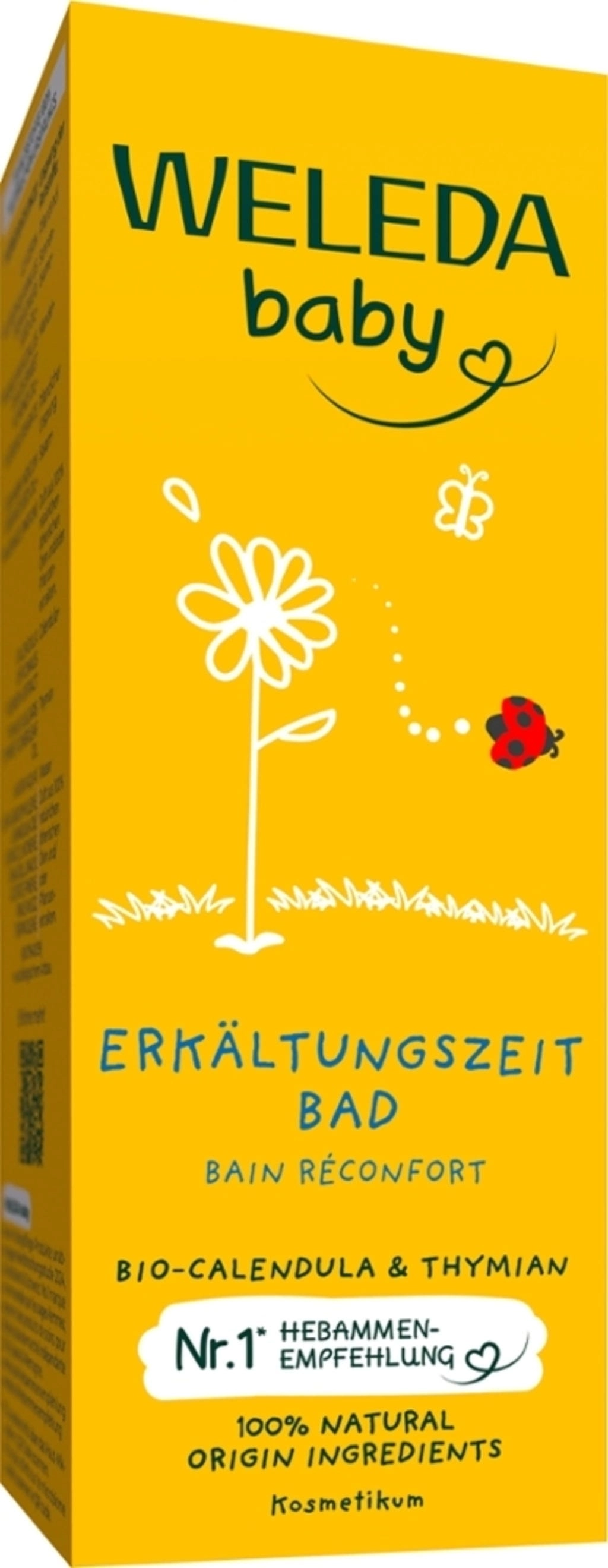 Weleda baby Erkältungszeit Bad Bio-Calendula & Thymian - 75 ml
