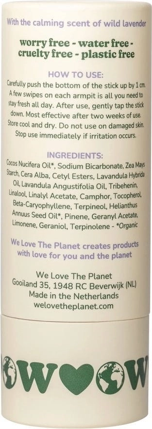 We Love The Planet Wild Lavender Deo - 40 g