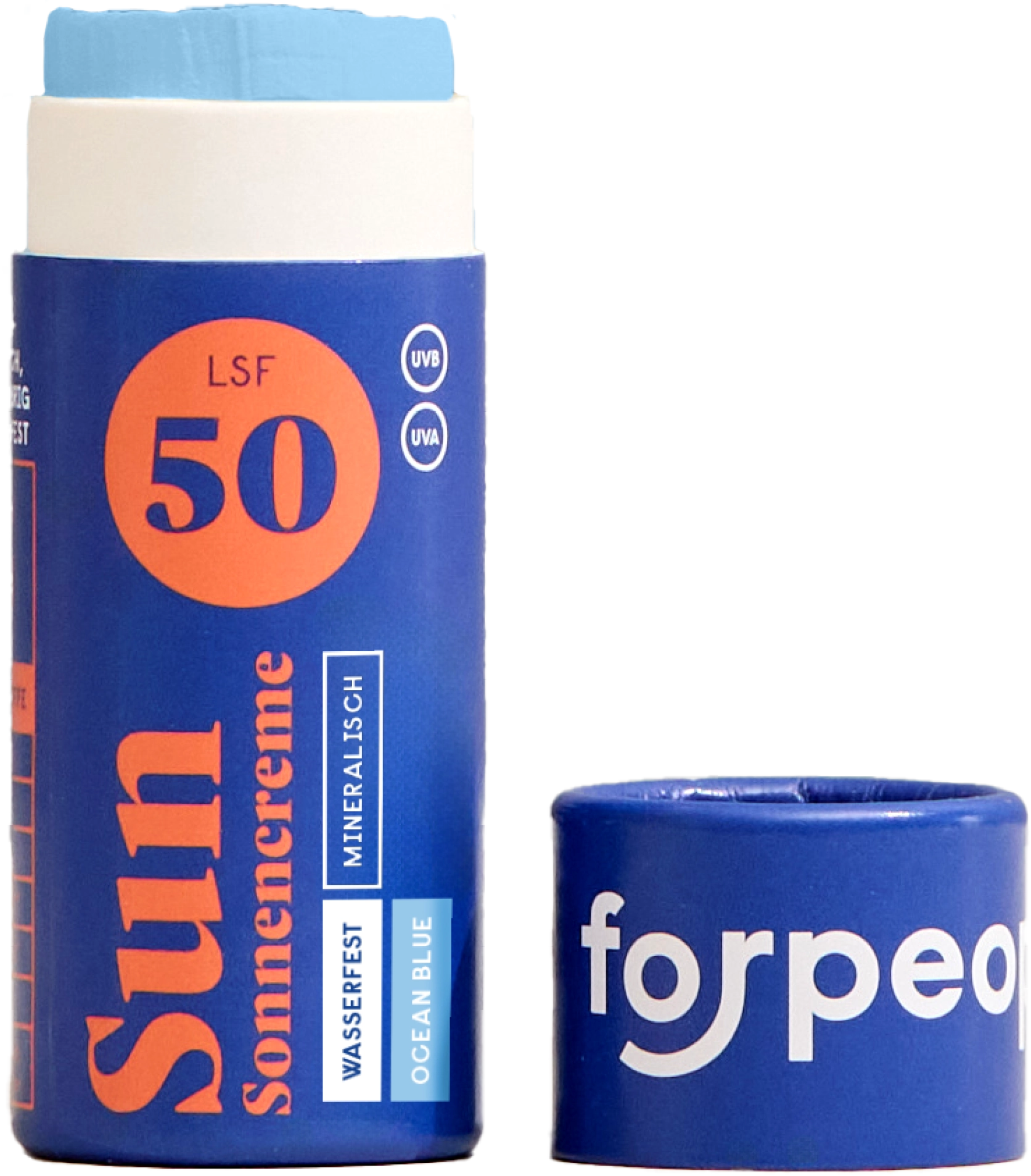 forpeople Feste Sonnencreme LSF 50 Mini Ocean Blue - 20 g