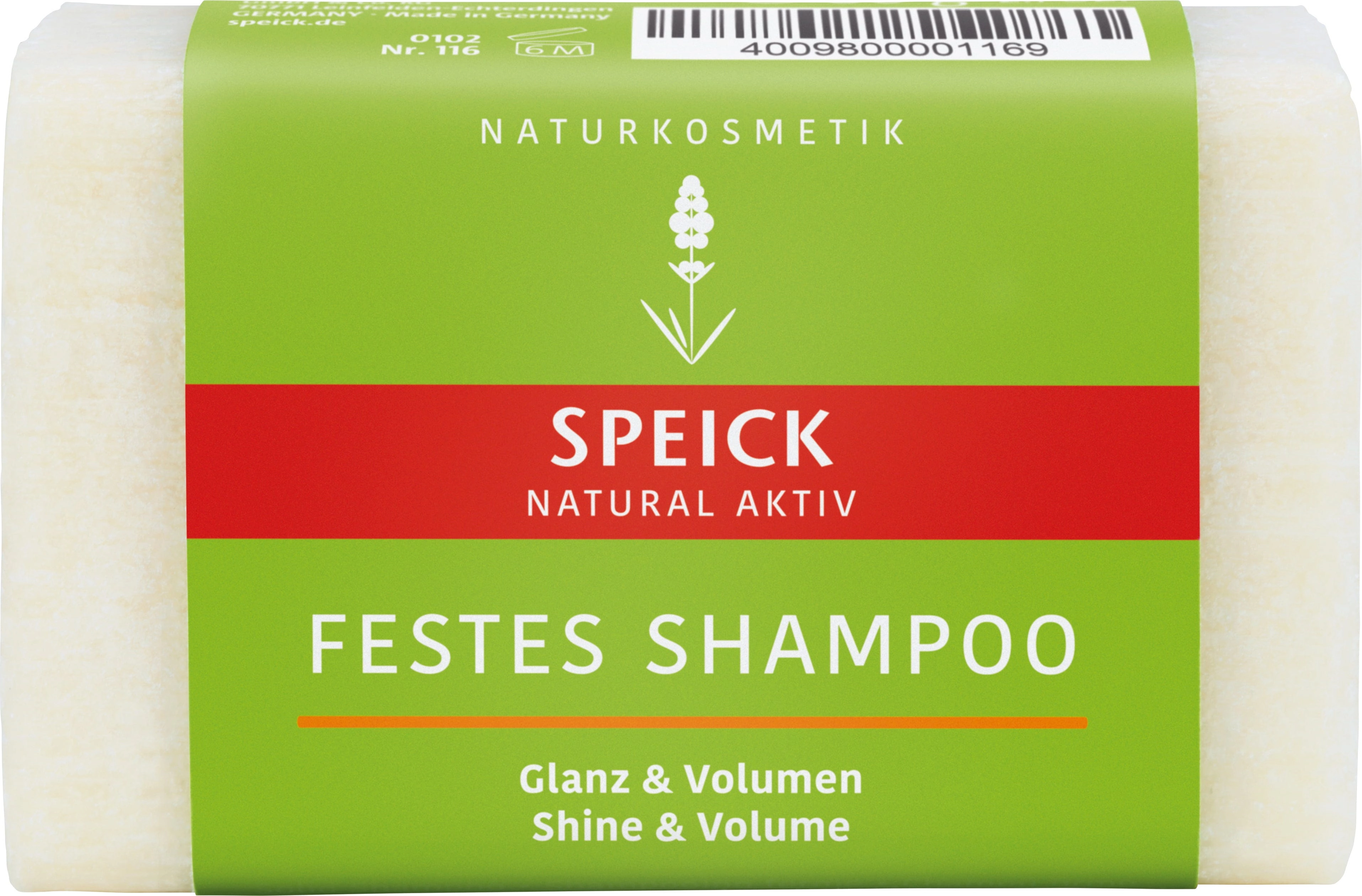 SPEICK Natural Aktiv Festes Shampoo Glanz & Volumen - 60 g