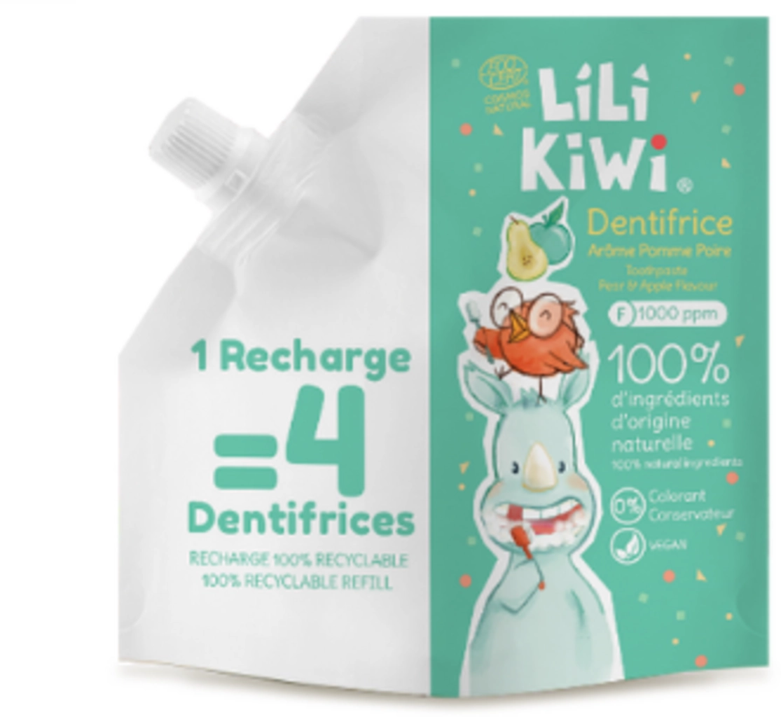 LiliKiwi Zahnpasta Apfel & Birne - Refill 120 ml