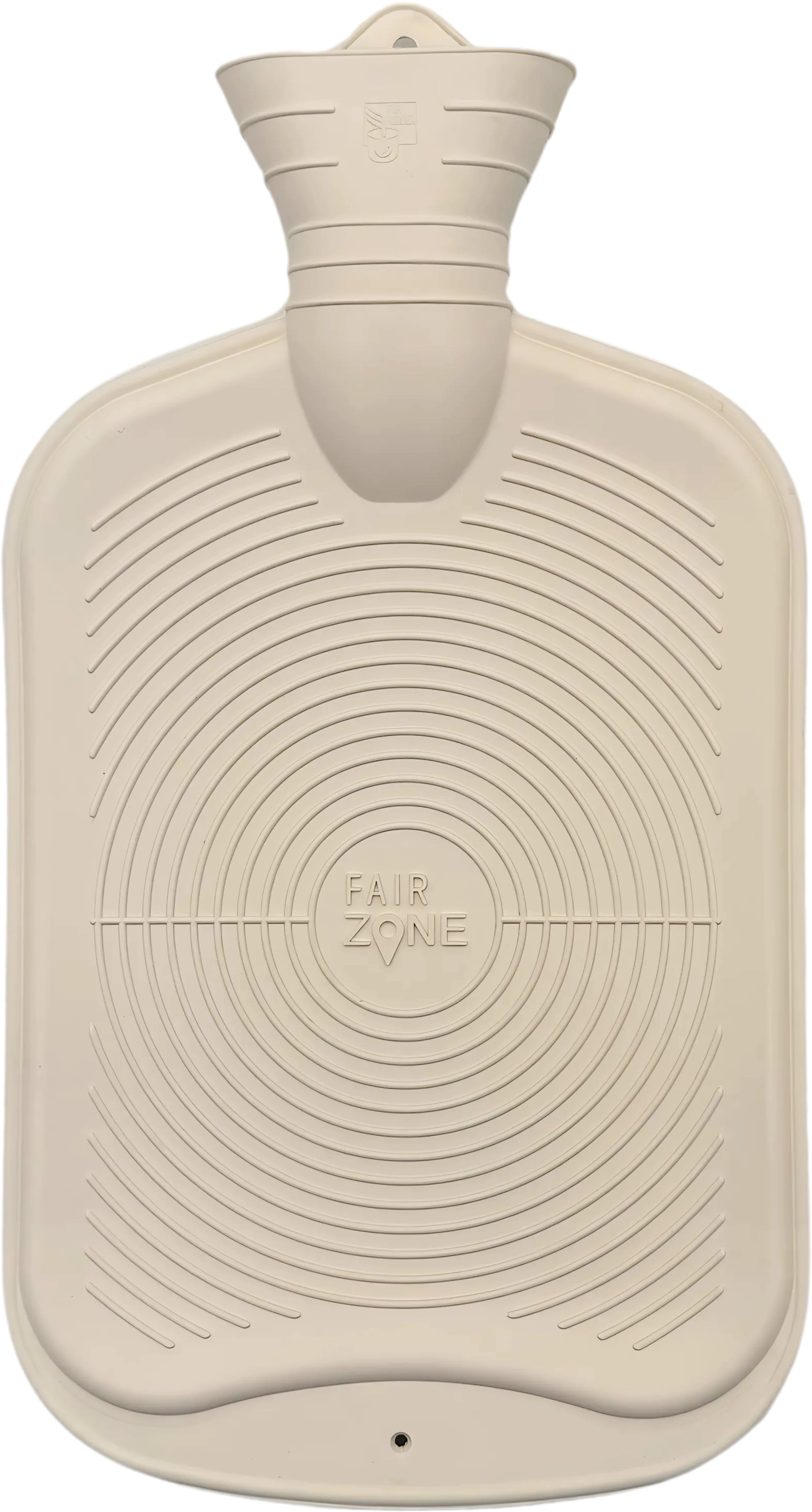 FAIR ZONE Wärmeflasche 2 Liter - Perlweiß