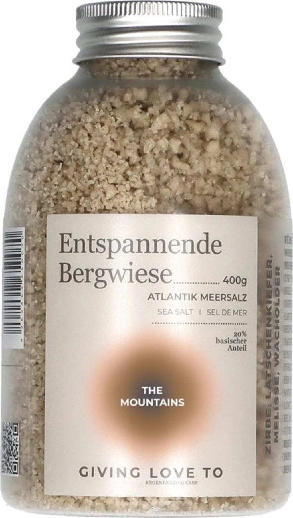 GIVING LOVE TO Badesalz "Entspannende Bergwiese" - The Mountains - 400 g