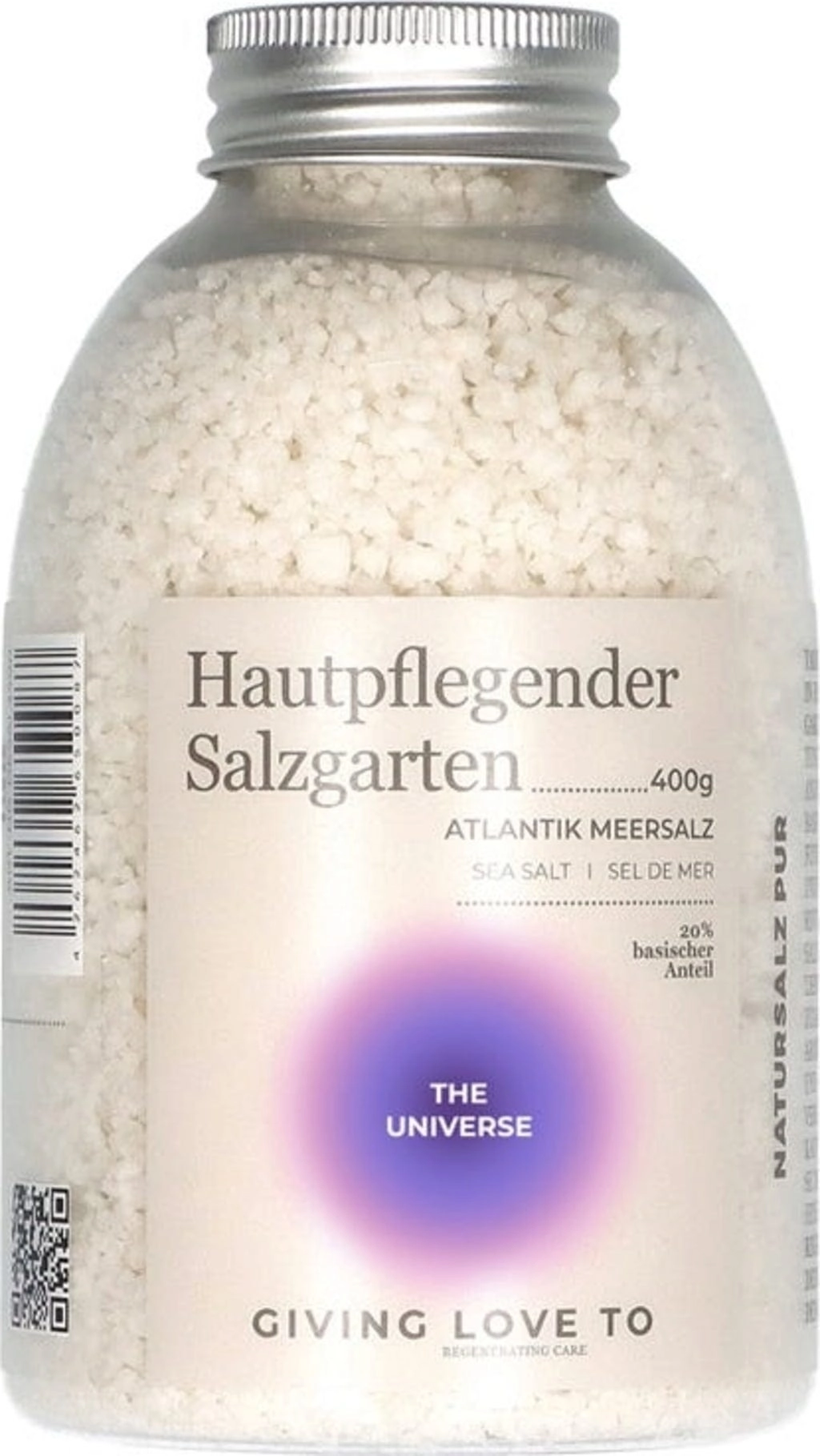 GIVING LOVE TO Badesalz "Hautpflegender Salzgarten" - The Universe - 400 g