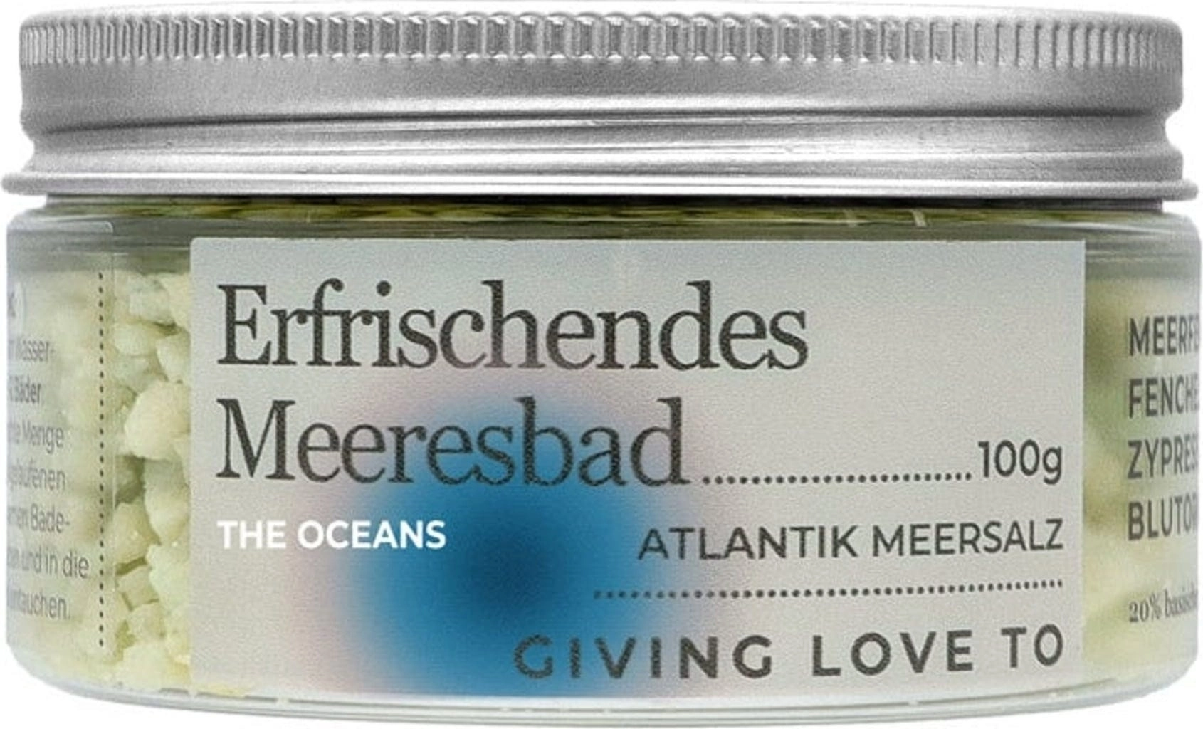 GIVING LOVE TO Badesalz "Erfrischendes Meeresbad" - The Ocean - 100 g