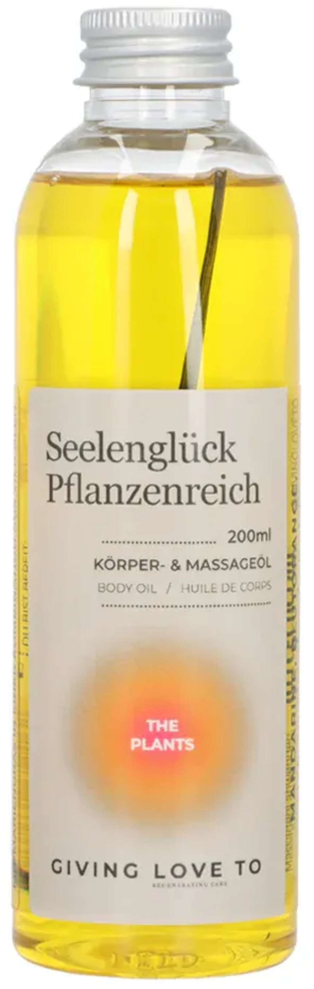 GIVING LOVE TO Körper-& Massageöl "Seelenglück Pflanzenreich" - The Plants - 100 ml