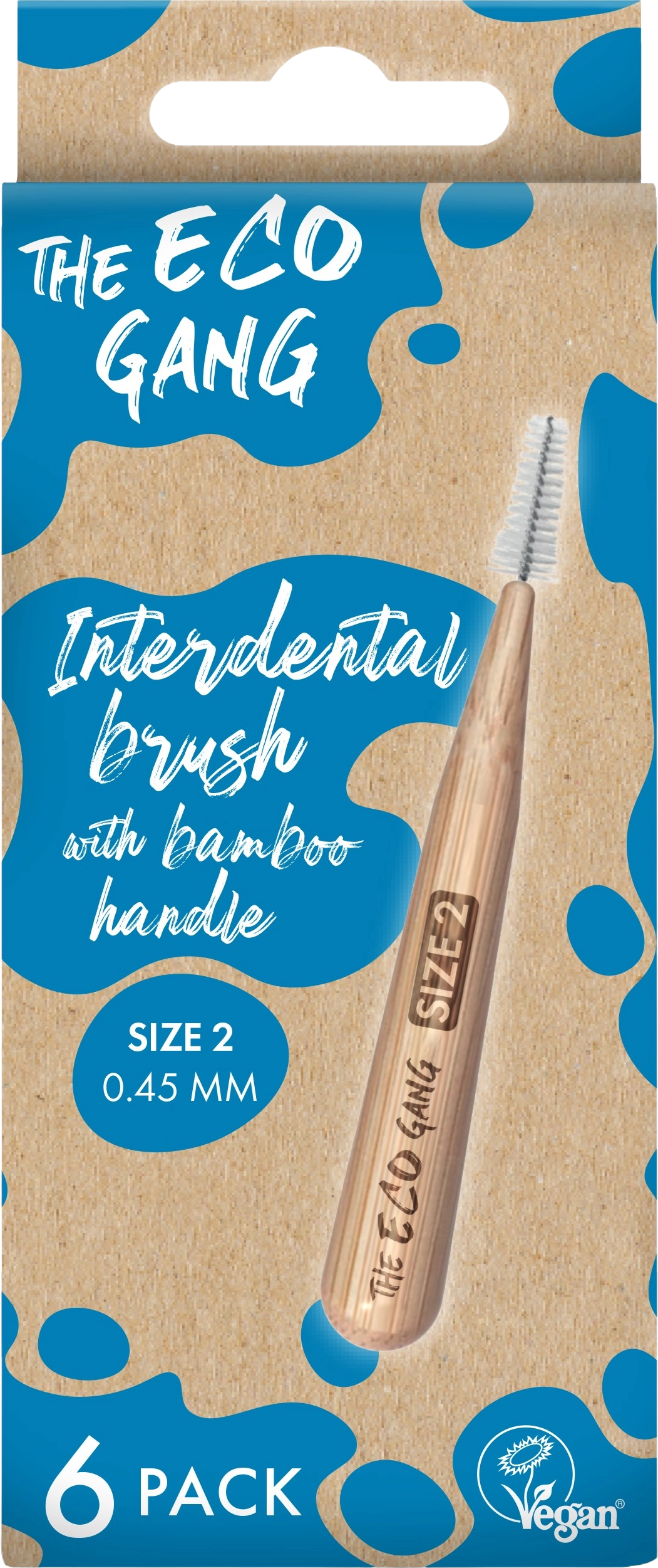 The Eco Gang Bamboo Interdental Brush - Size 2 - 0,45mm