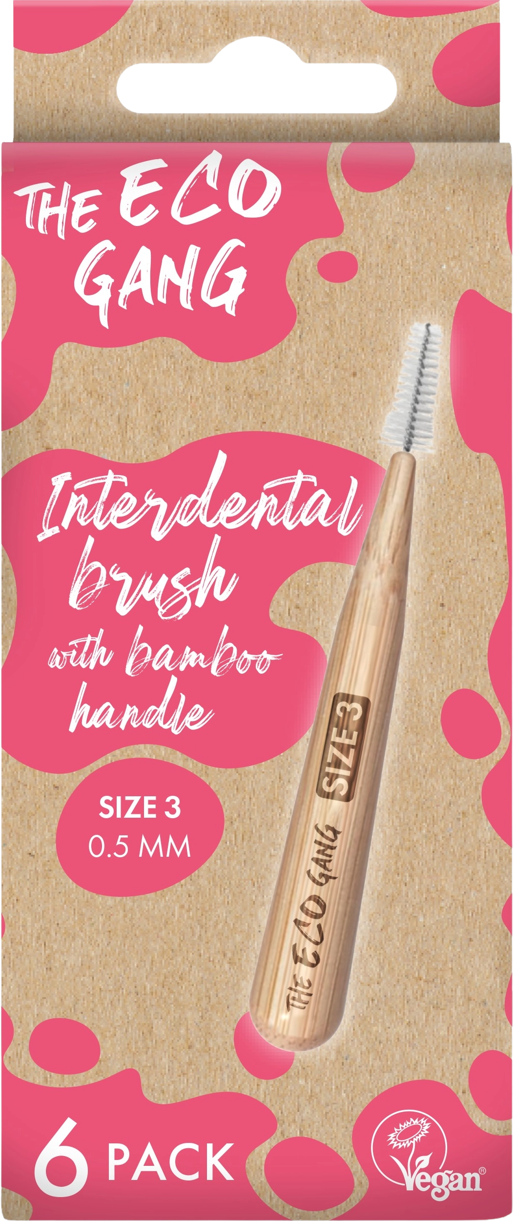 The Eco Gang Bamboo Interdental Brush - Size 3 - 0,5mm