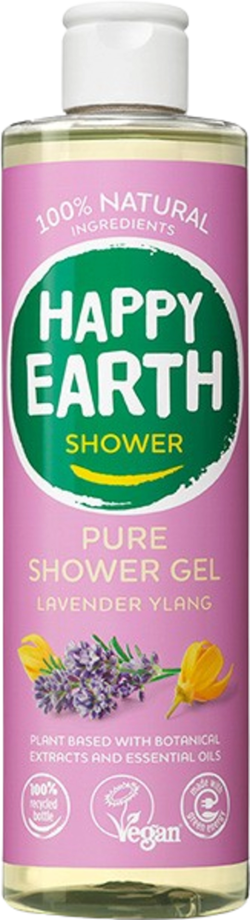 Happy Earth Pure Shower Gel - Lavender Ylang